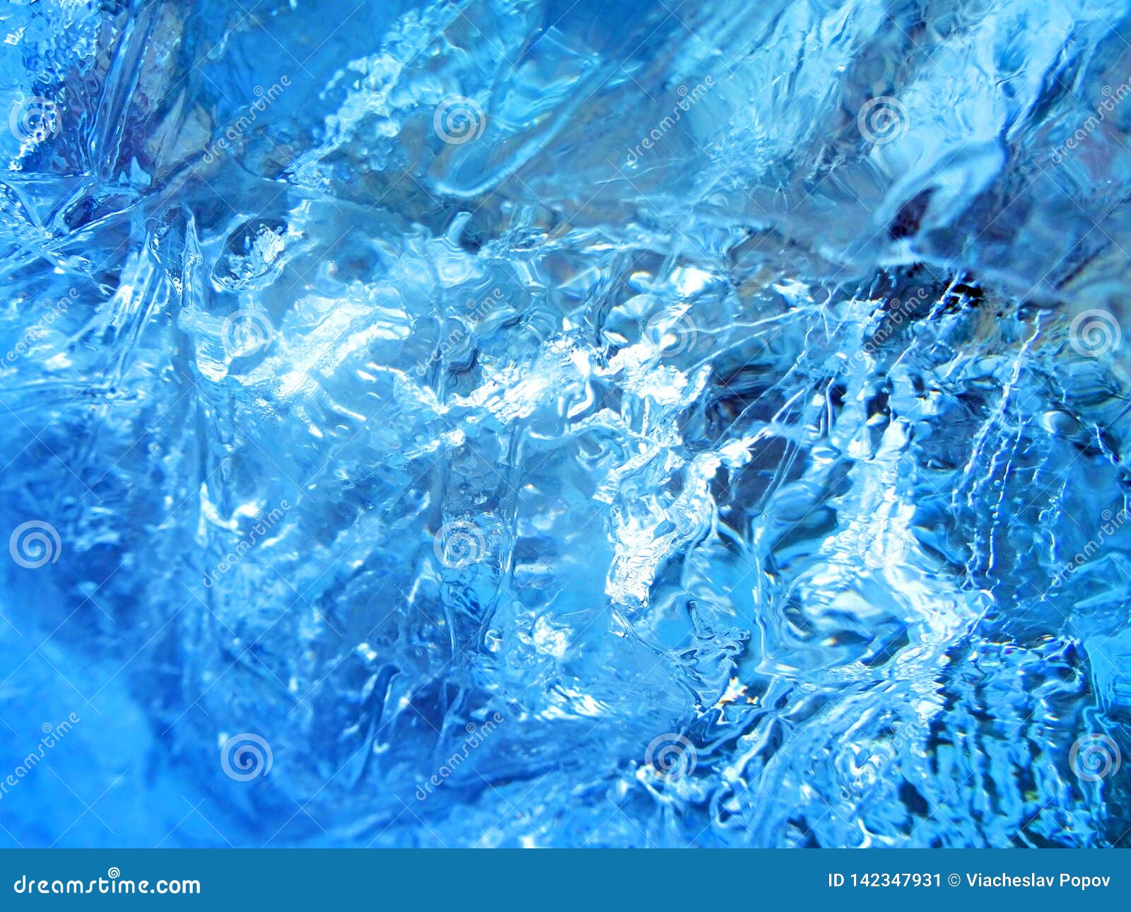 Abstract Blue Ice Background Stock Image - Image of blend, chaos: 142347931