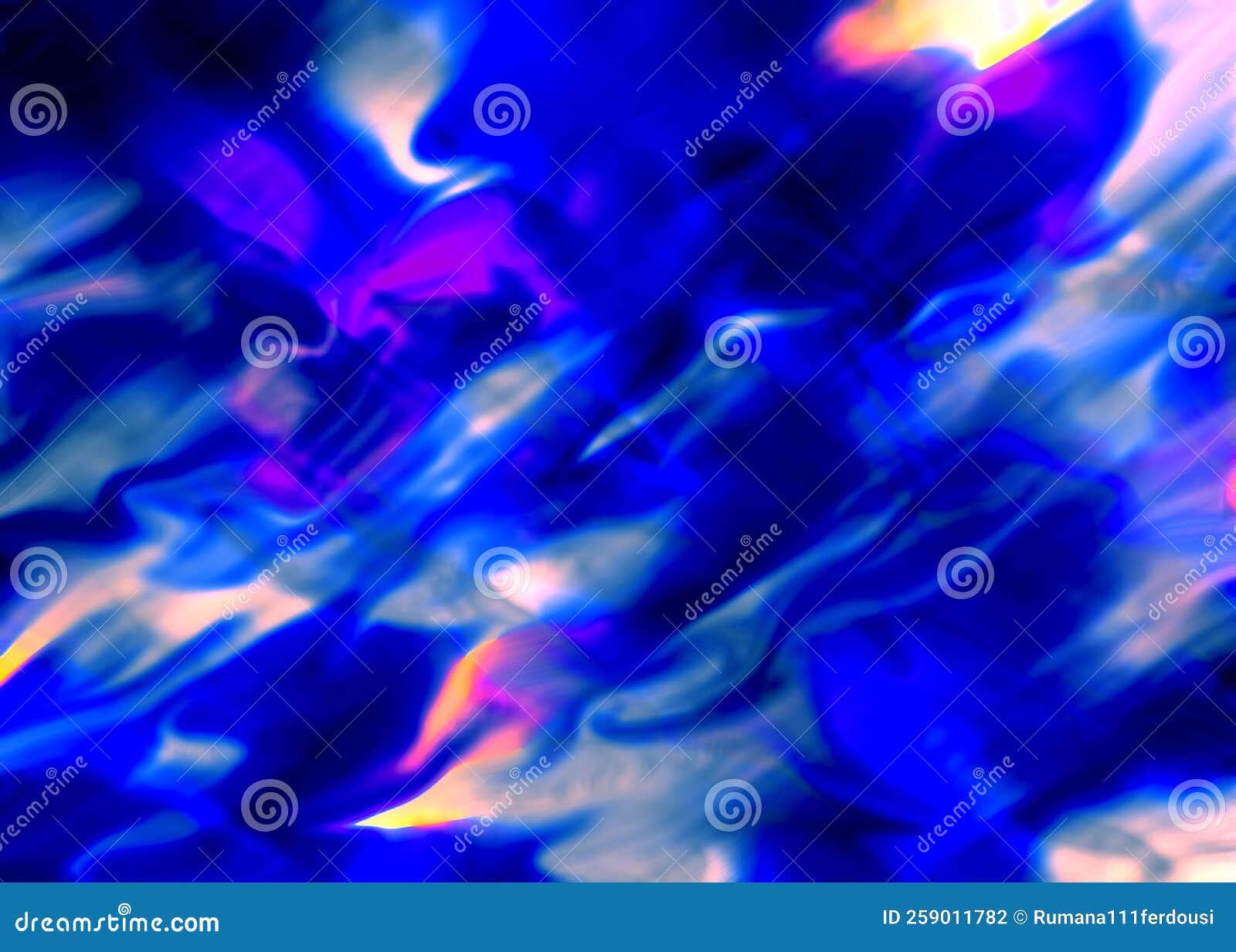 Abstract Blue Flame Background Stock Illustration Illustration of