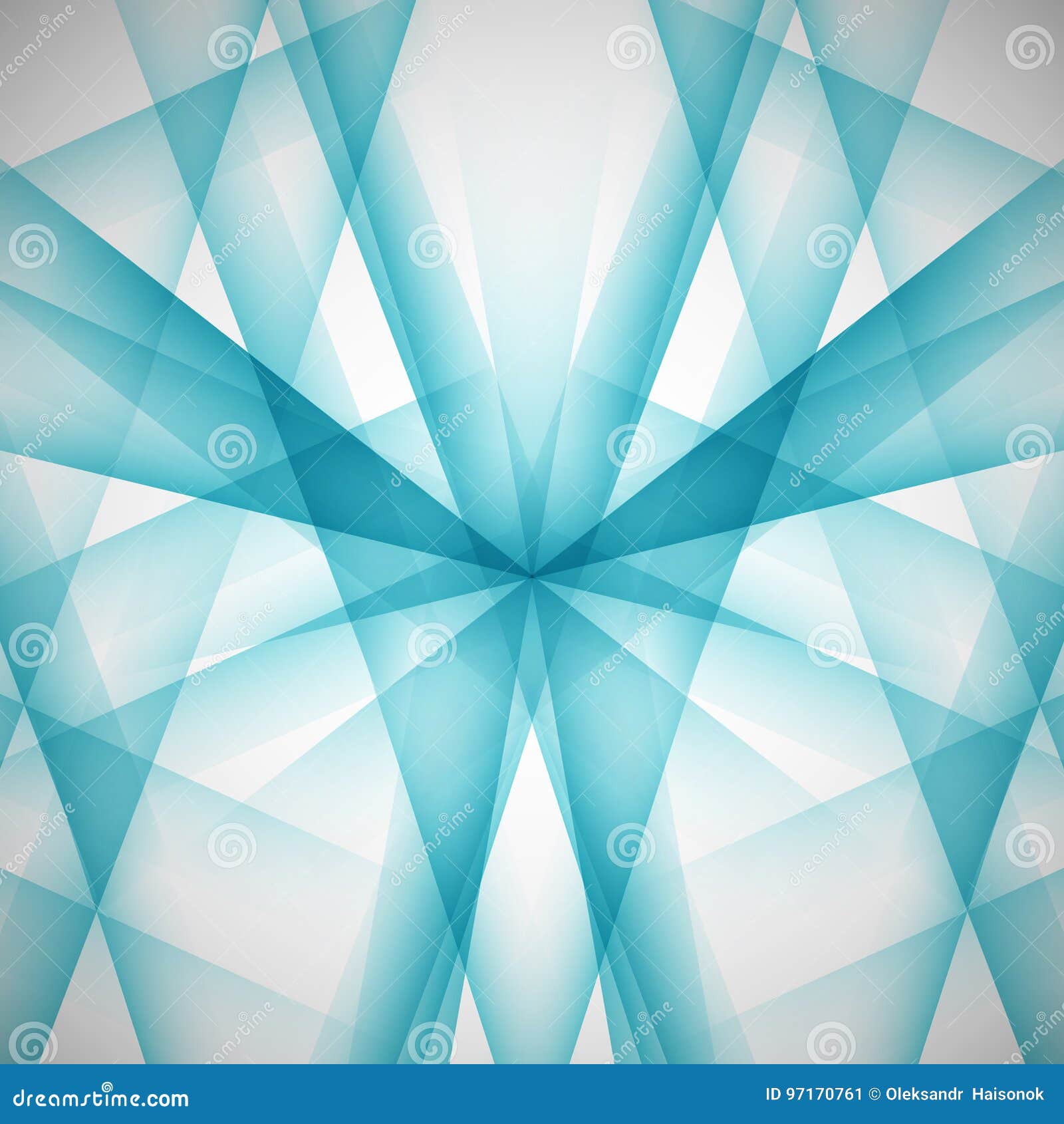 Abstract Blue Lines on a White Background Stock Vector Illustration