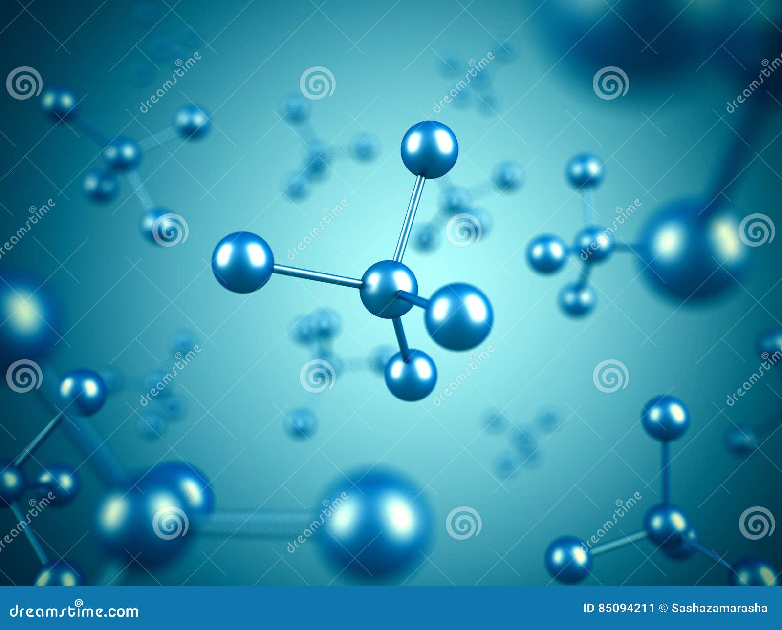 Abstract Blue Molecule Microbiology Science Background Stock Illustration -  Illustration of connect, background: 85094211