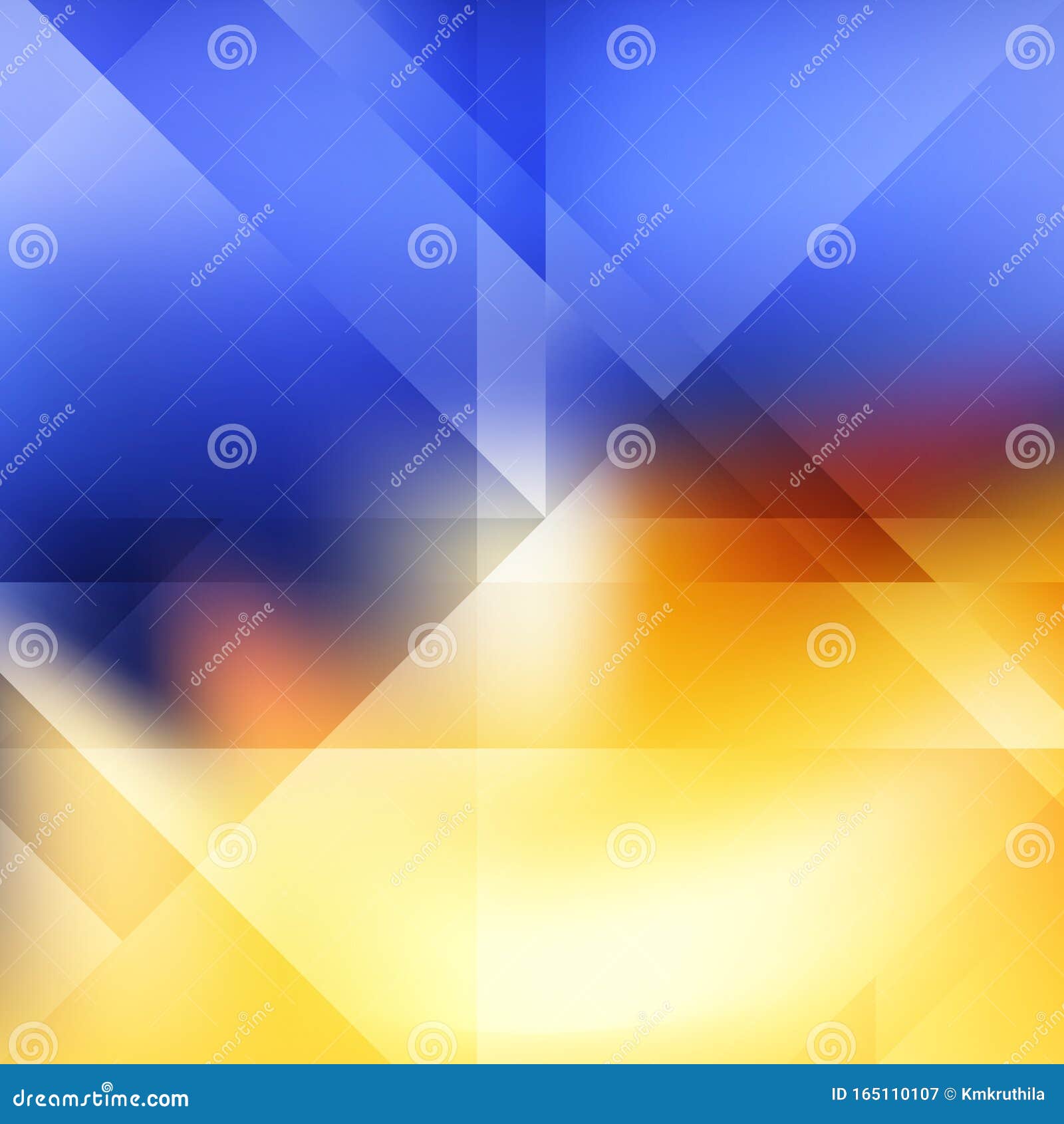 Abstract Blue and Orange Background Stock Vector Illustration of