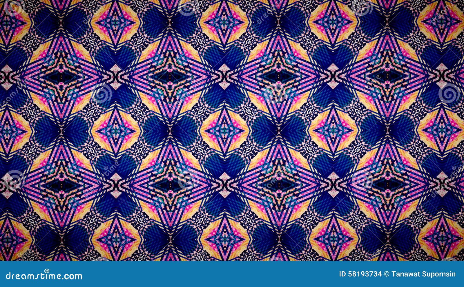 Abstract Blue and Pink Color Pattern Wallpaper Stock Illustration