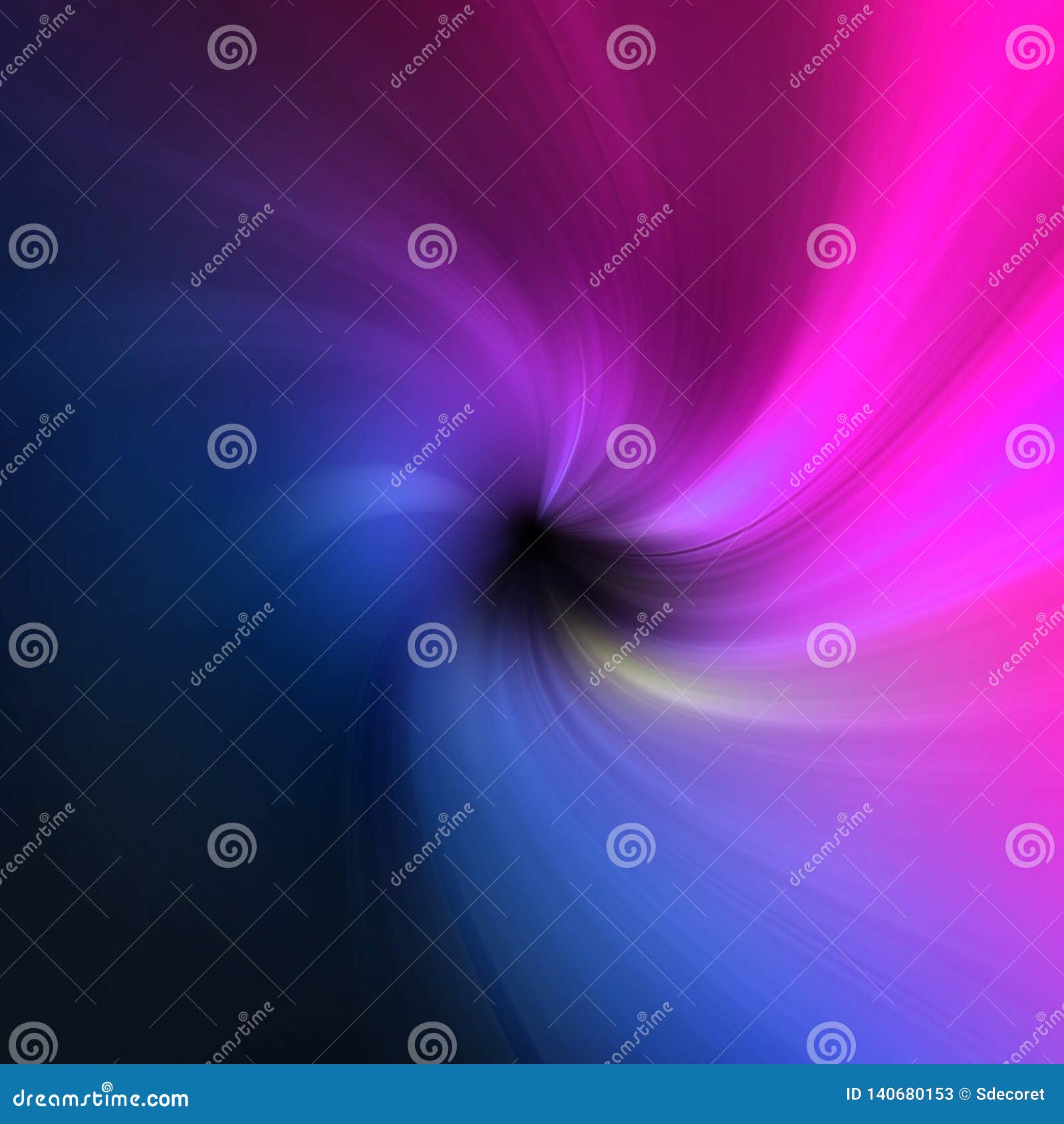Abstract Blue Pink and Purple Zoom Effect Background Stock Illustration