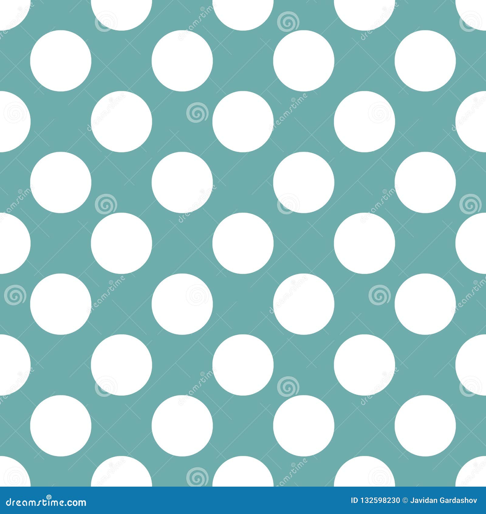 Abstract Blue Polka Dot Background Pattern. Vector Image Stock ...