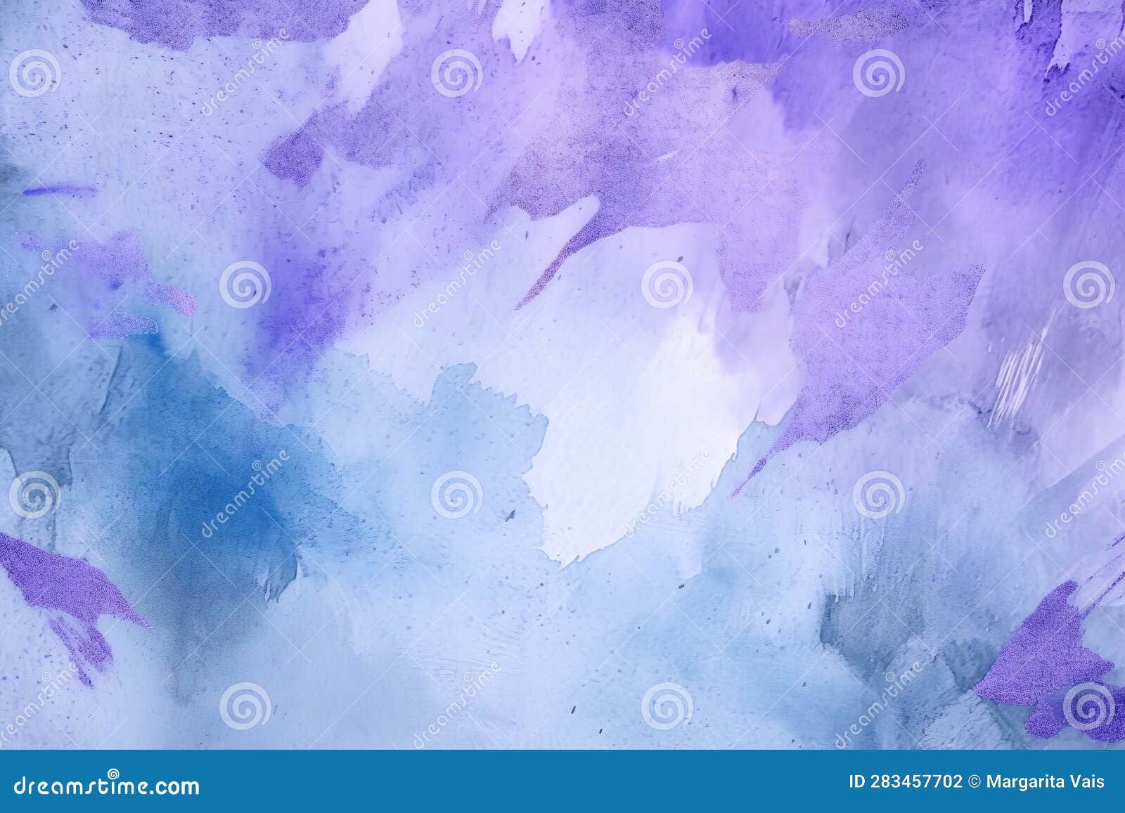 Abstract Blue Purple Watercolor Background Stock Illustration