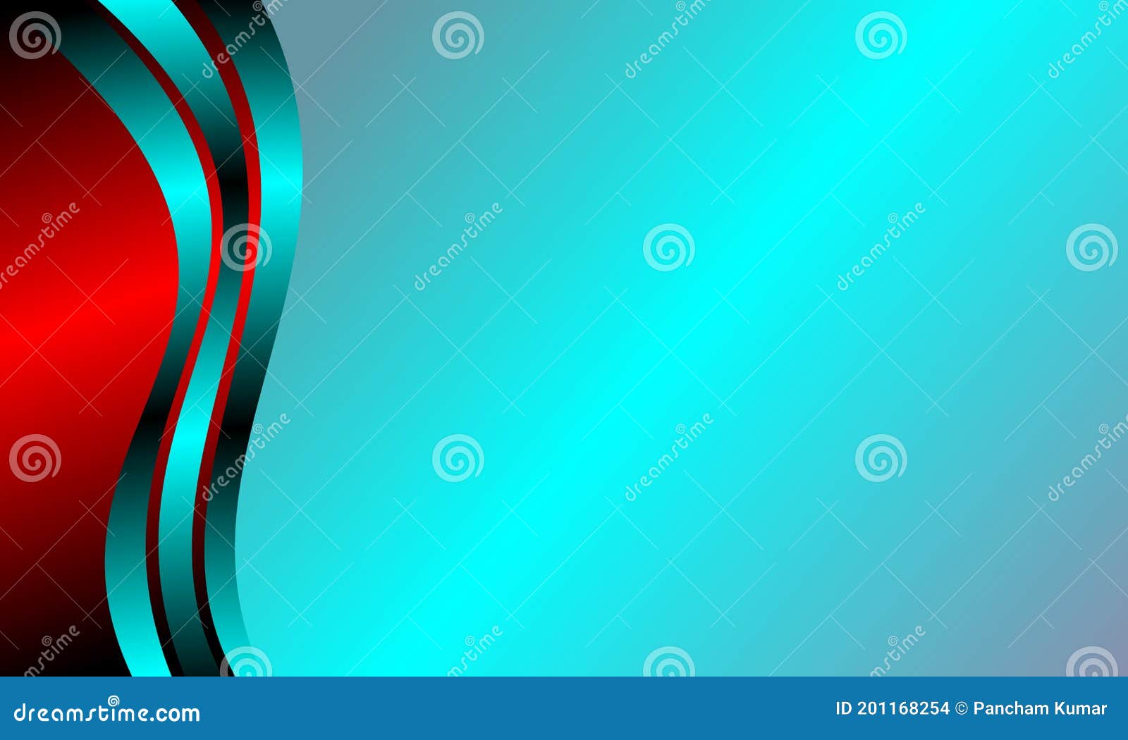 Abstract Blue and Red Background. Stock Vector Illustration of