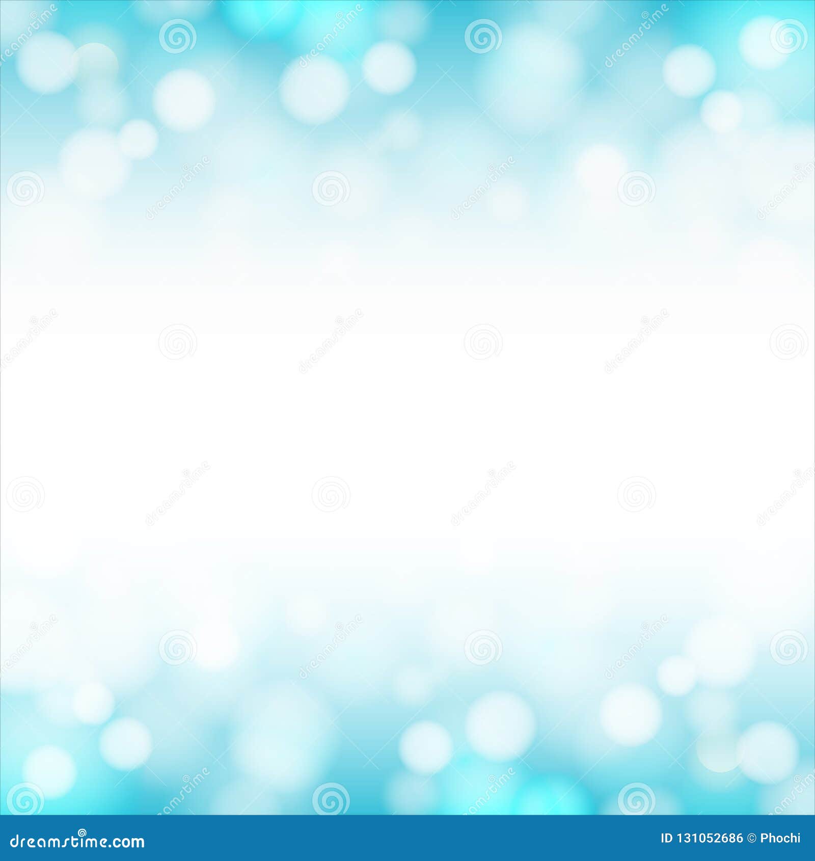 Abstract Blue Sky Background with Blurred Bokeh Light Effect. Stock Vector  - Illustration of christmas, glowing: 131052686