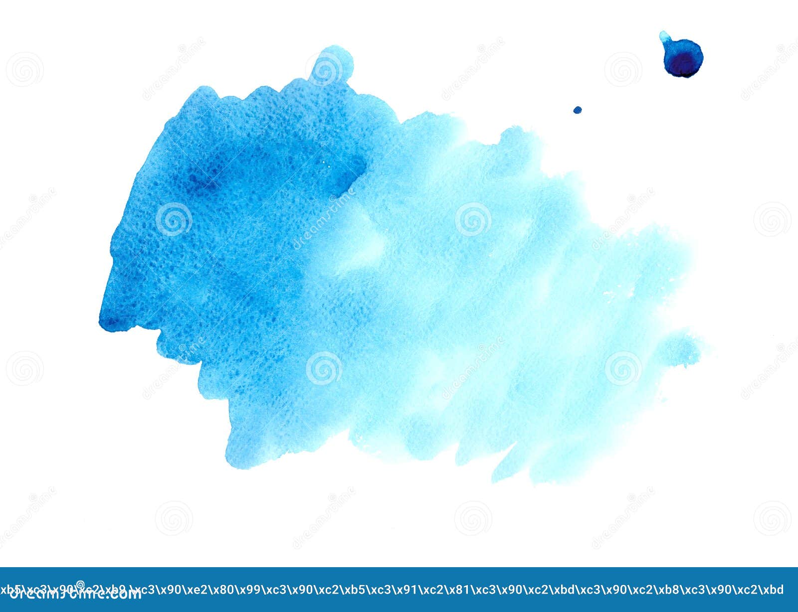 Abstract Blue Watercolor Brush Strokes Painted Background Stock  Illustration - Illustration of handmade, background: 157016289