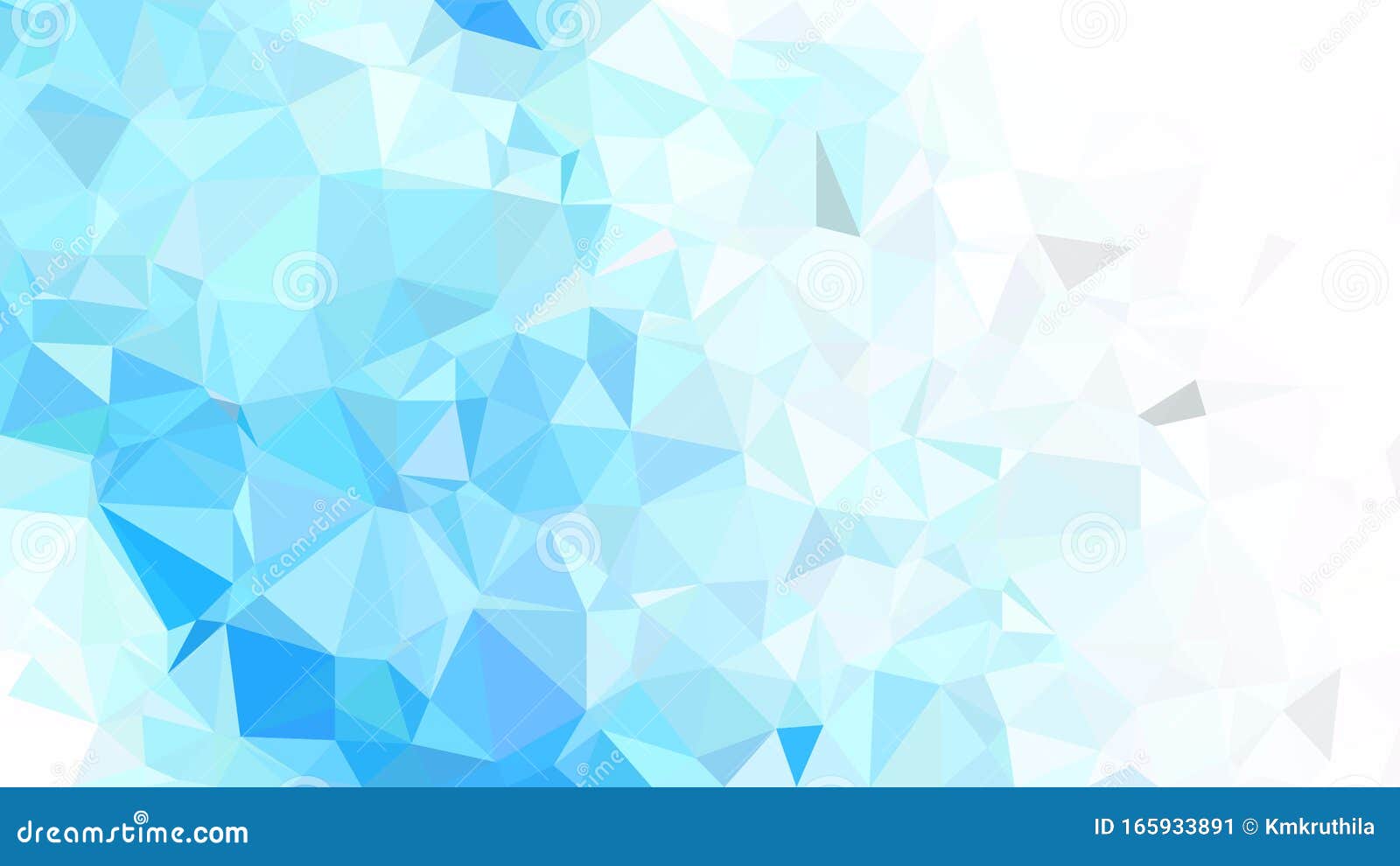 Abstract Blue And White Polygon Background Graphic Design Vector Image Stock Vector