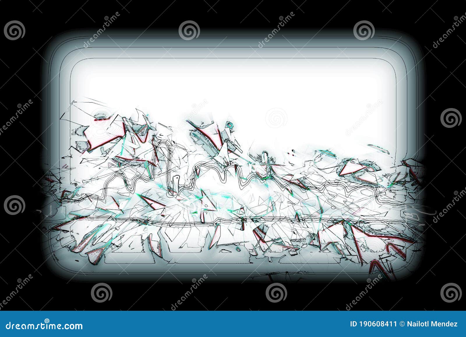 Abstract Blue and White Retro Background Stock Illustration