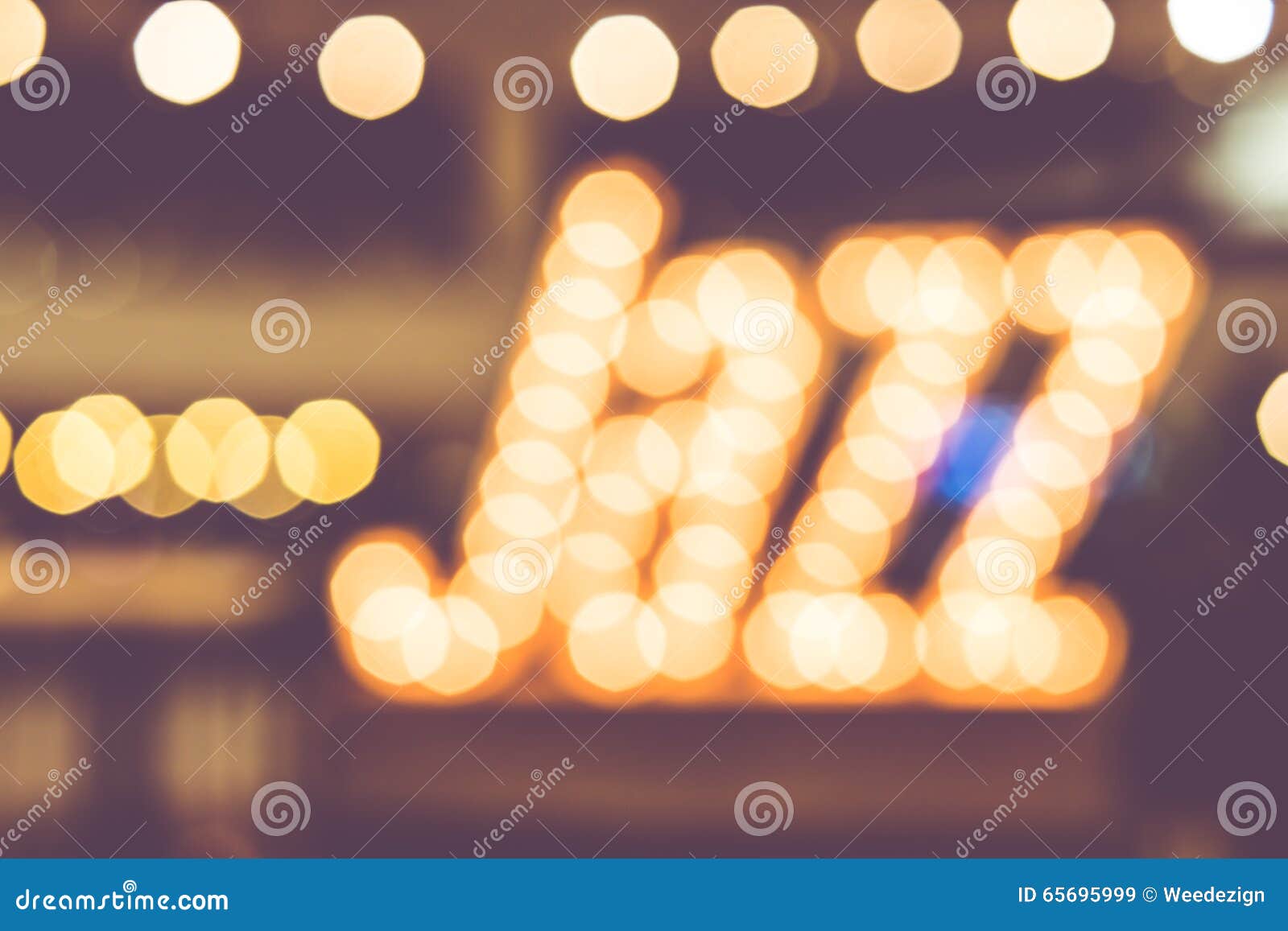 Abstract Blur Bokeh In Jazz Word,music Background,vintage ...