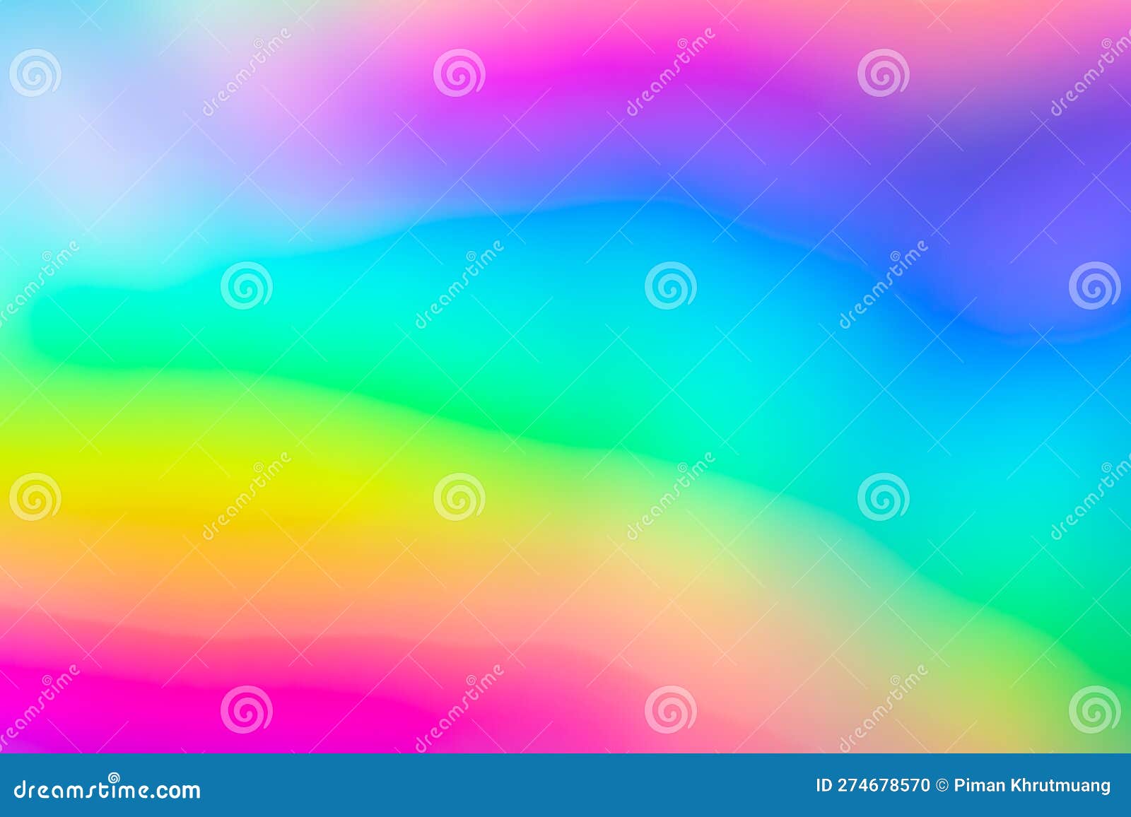 Abstract blur holographic rainbow foil iridescent background.