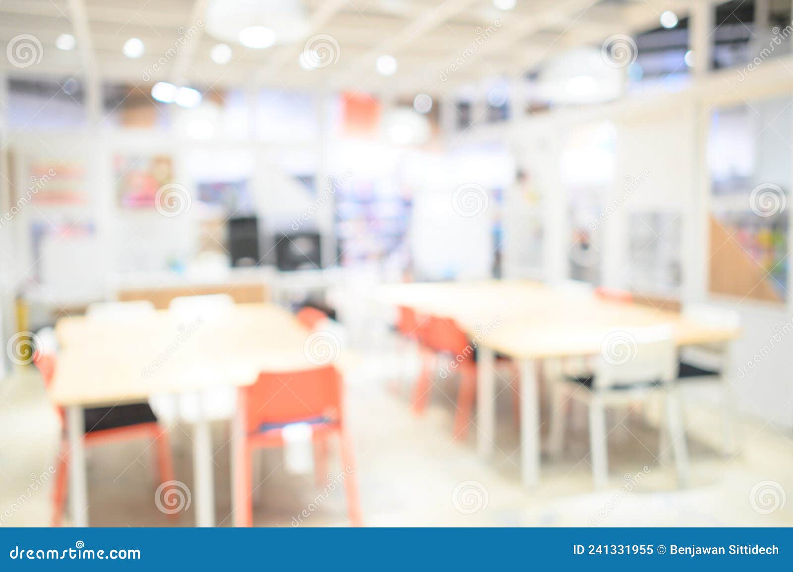 Abstract Blur Workshop Studio Background Stock Image - Image of board