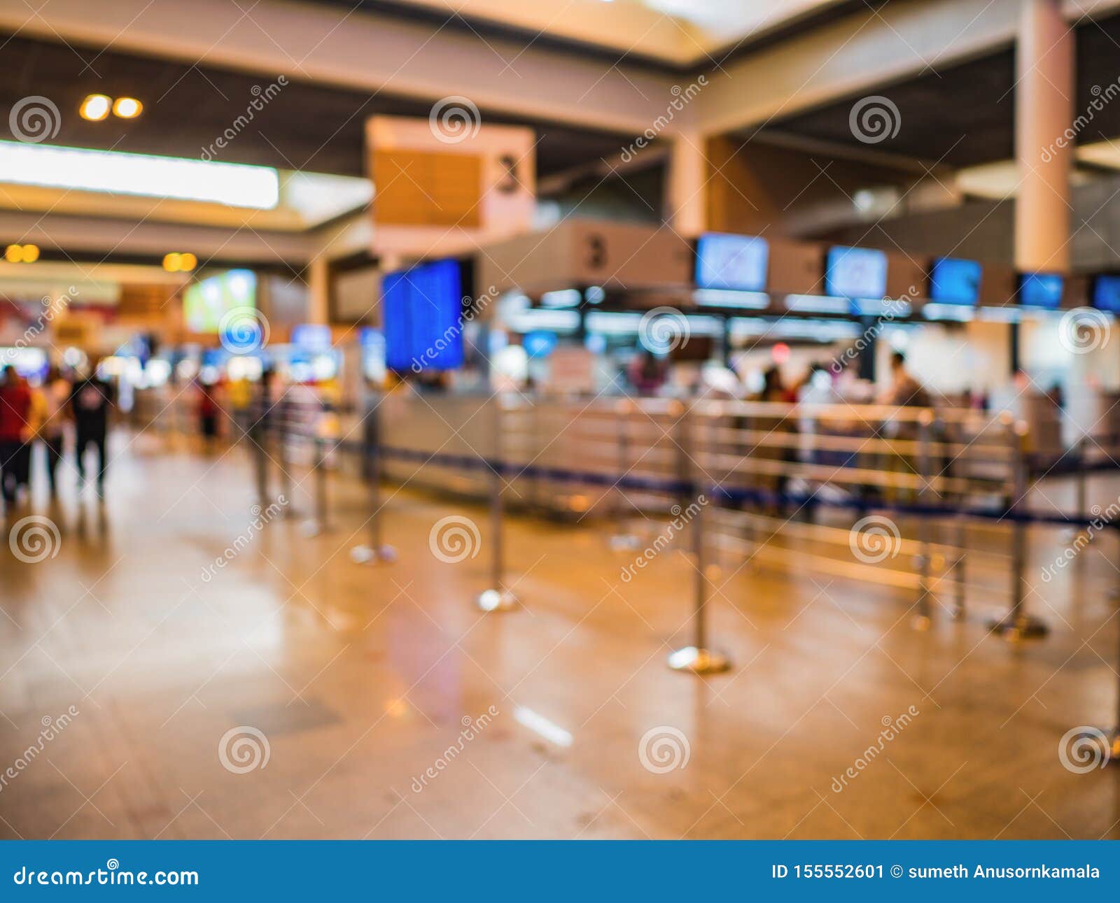 abstract blured photo of  don muang internation airport bangkok