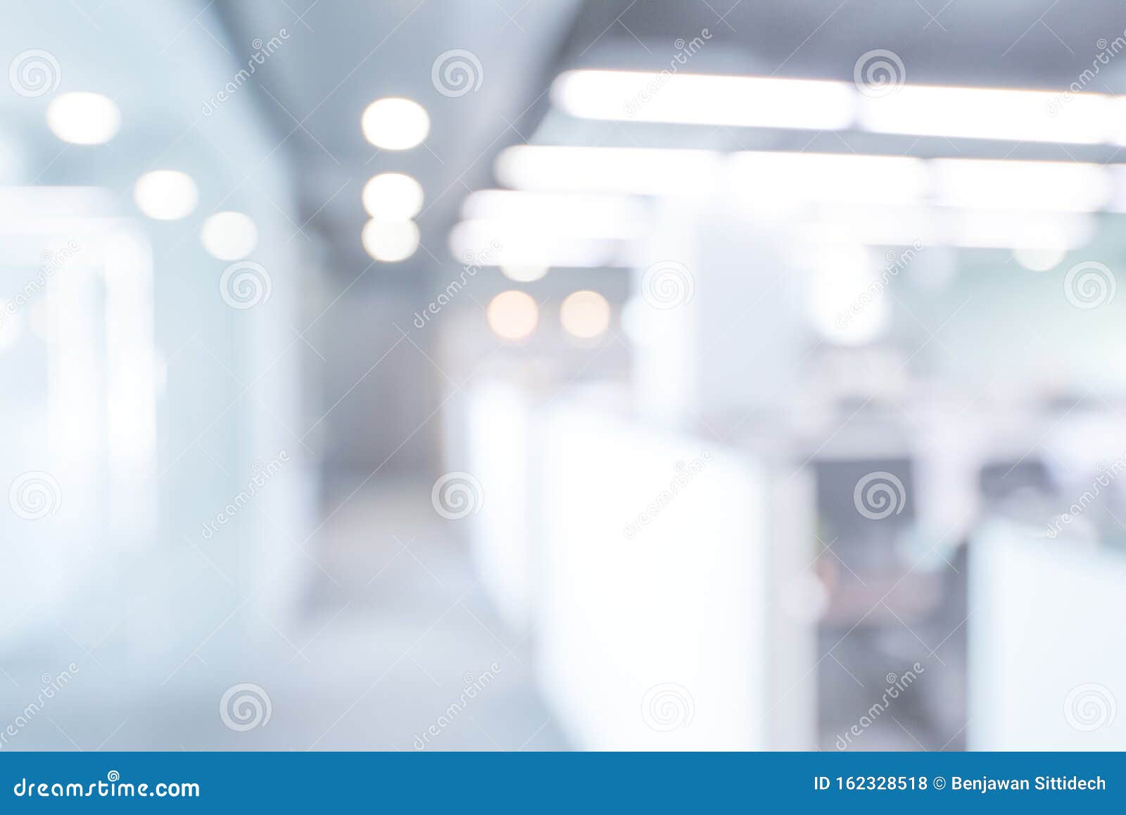 abstract blurred office interior background