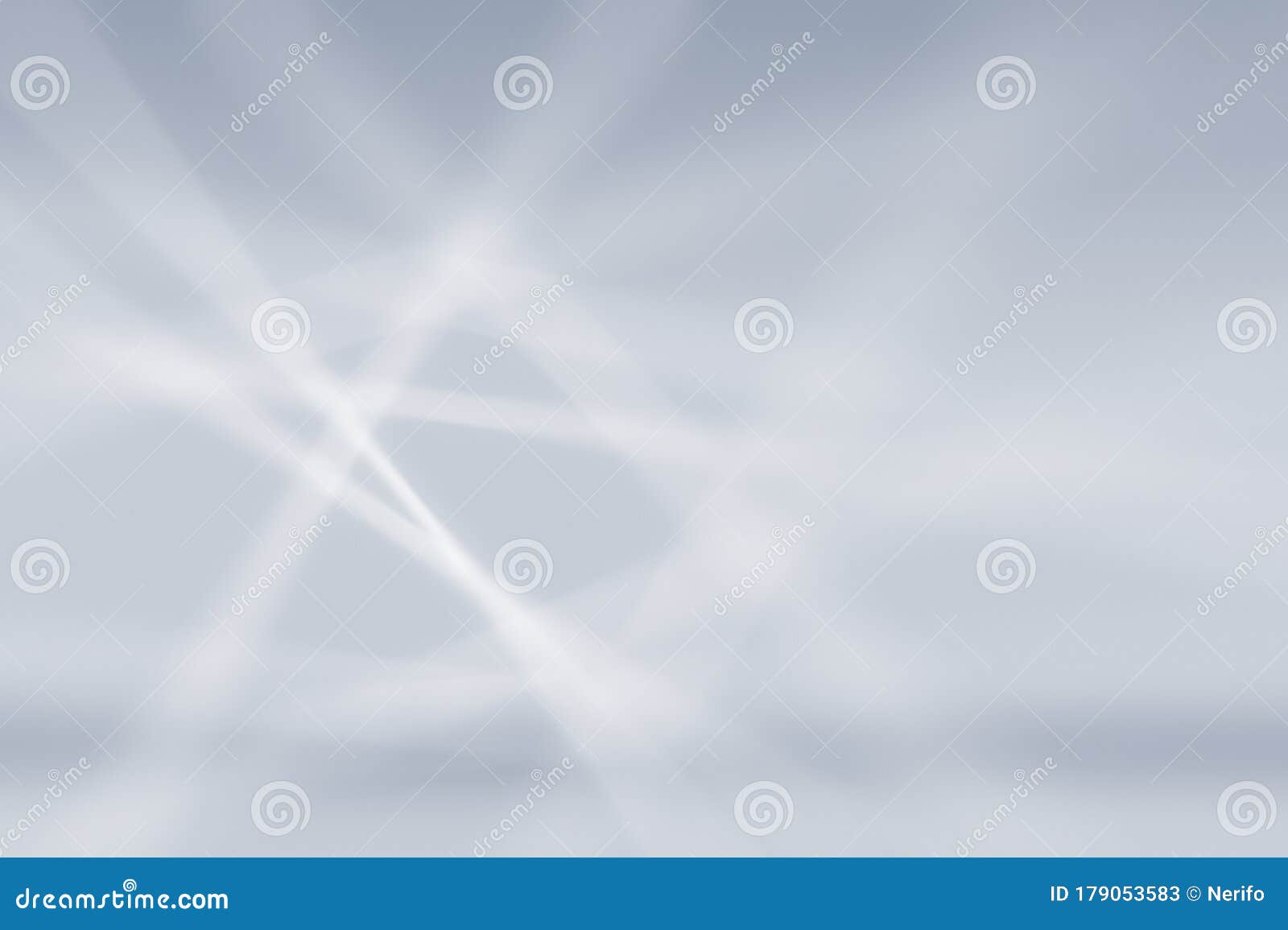 abstract blurry silver gradient background with spinning light beams