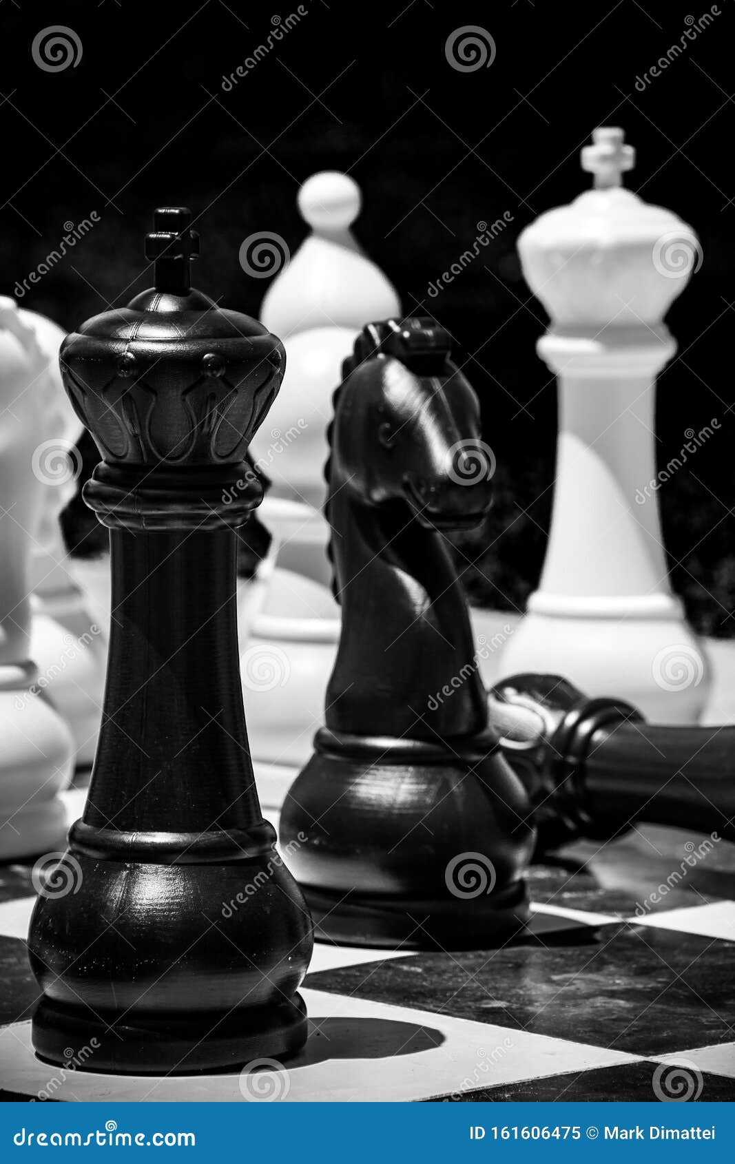 Chess, black, black and white, board, board game, game, king