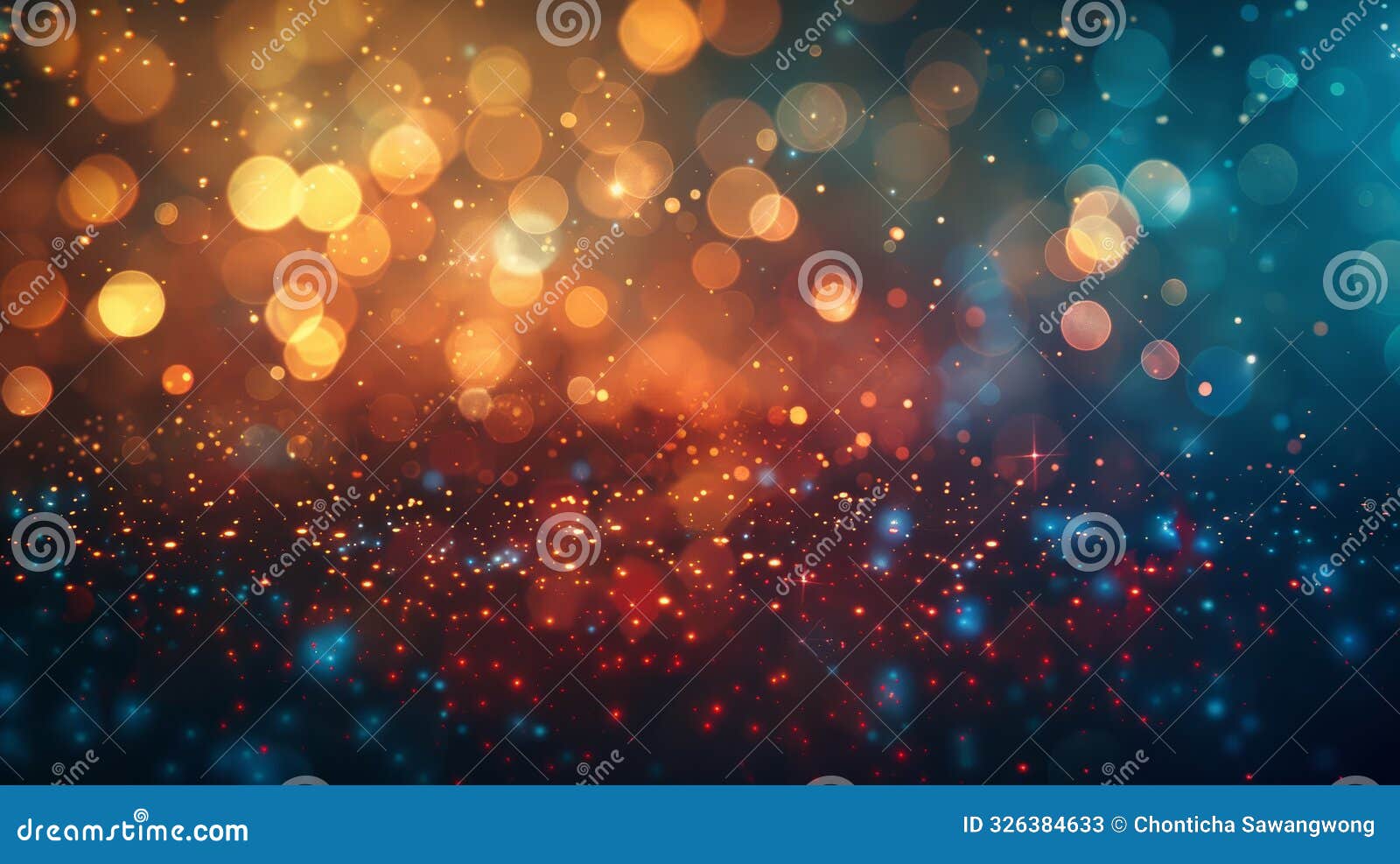abstract bokeh background with warm and cool tones, creating a festive and celebratory atmosphere. perfect for holiday or