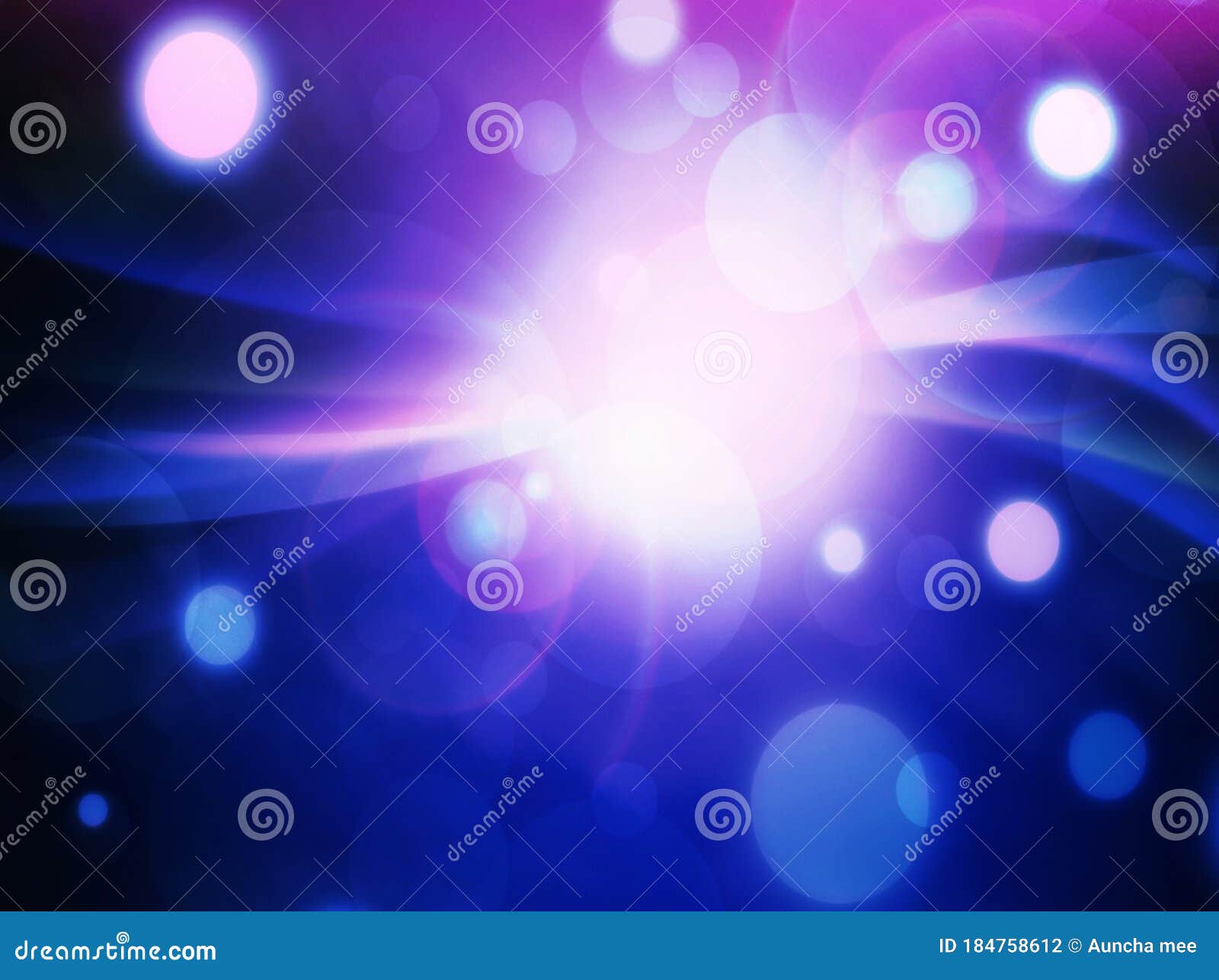 abstract bokeh light on blurred background.