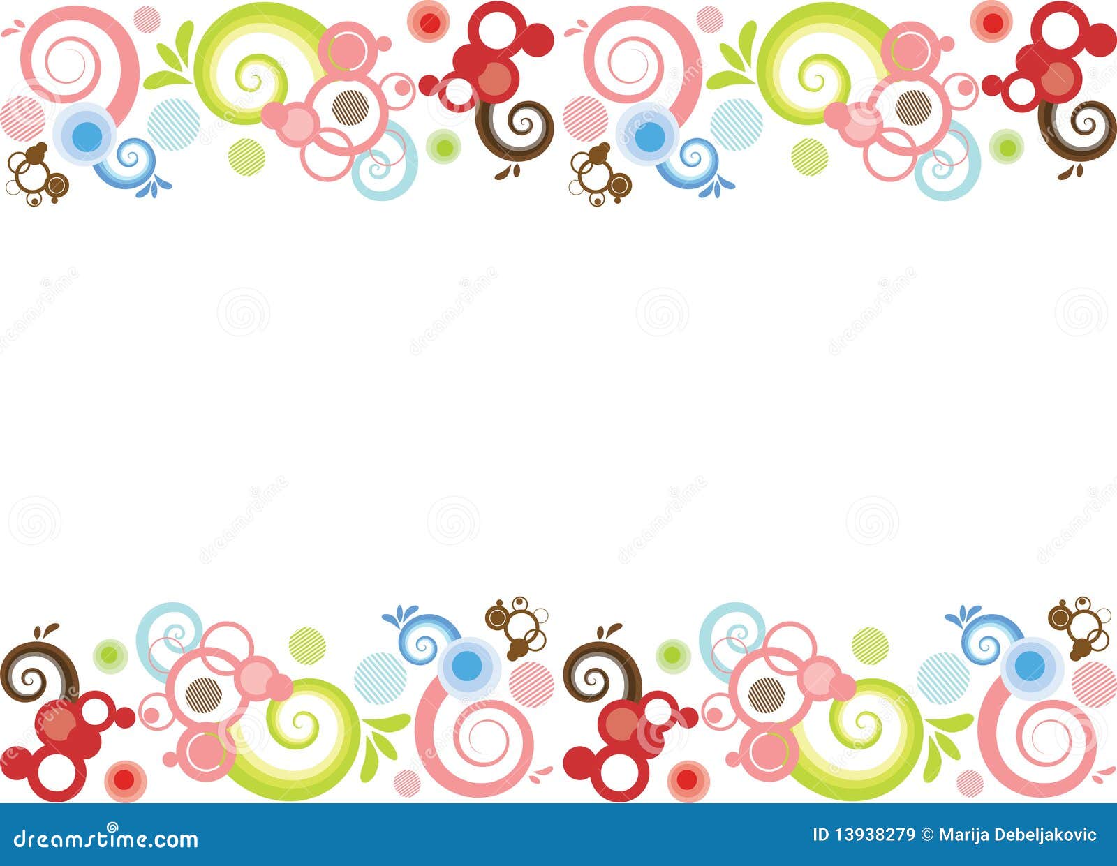 Abstract border stock illustration. Illustration of page - 13938279