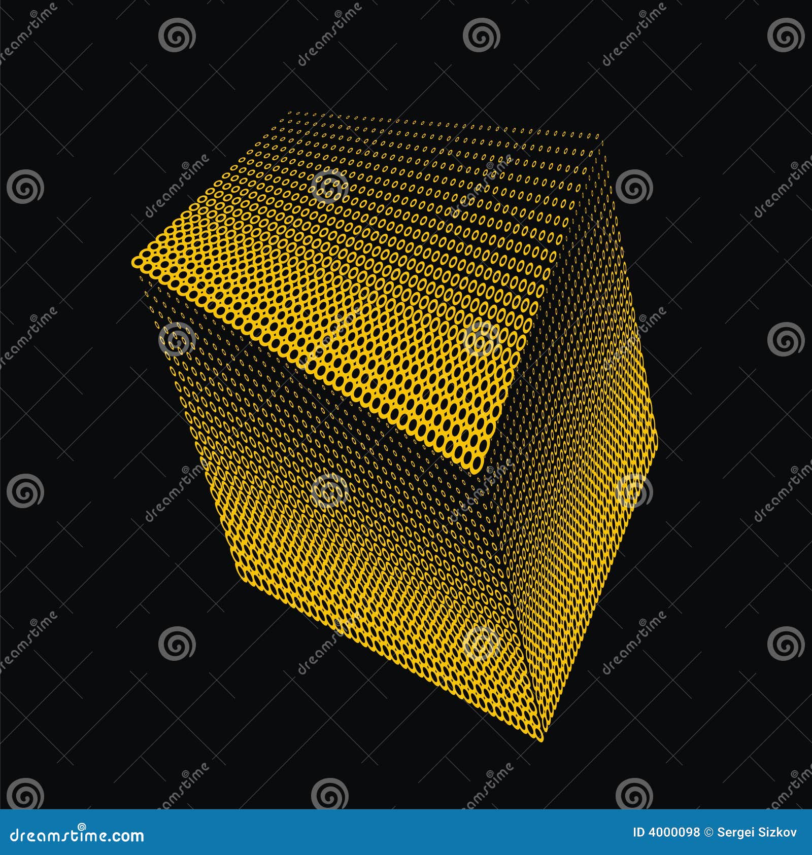 Abstract box stock vector. Illustration of stack, abstract - 4000098