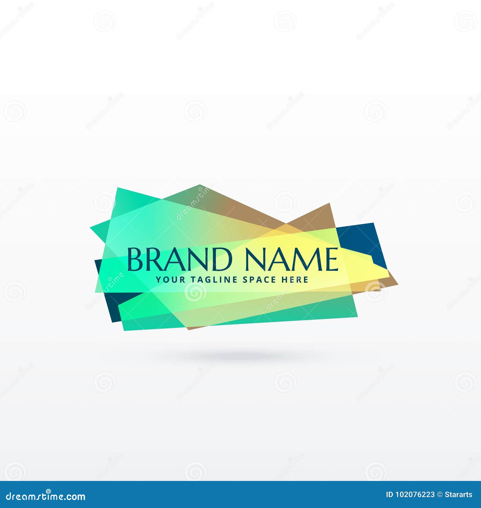 Abstract Brand Logo Concept Design Stock Vector Illustration of