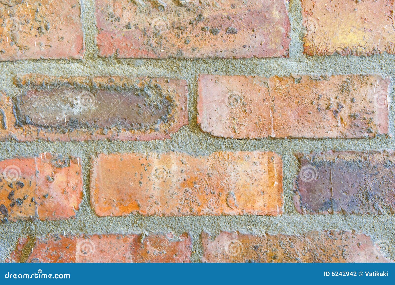 Abstract Brick Wall Picture. Image 6242942
