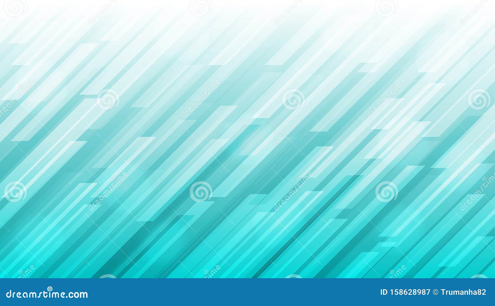 Vector Abstract Bright Diagonal Stripes Texture In Light Teal Gradient