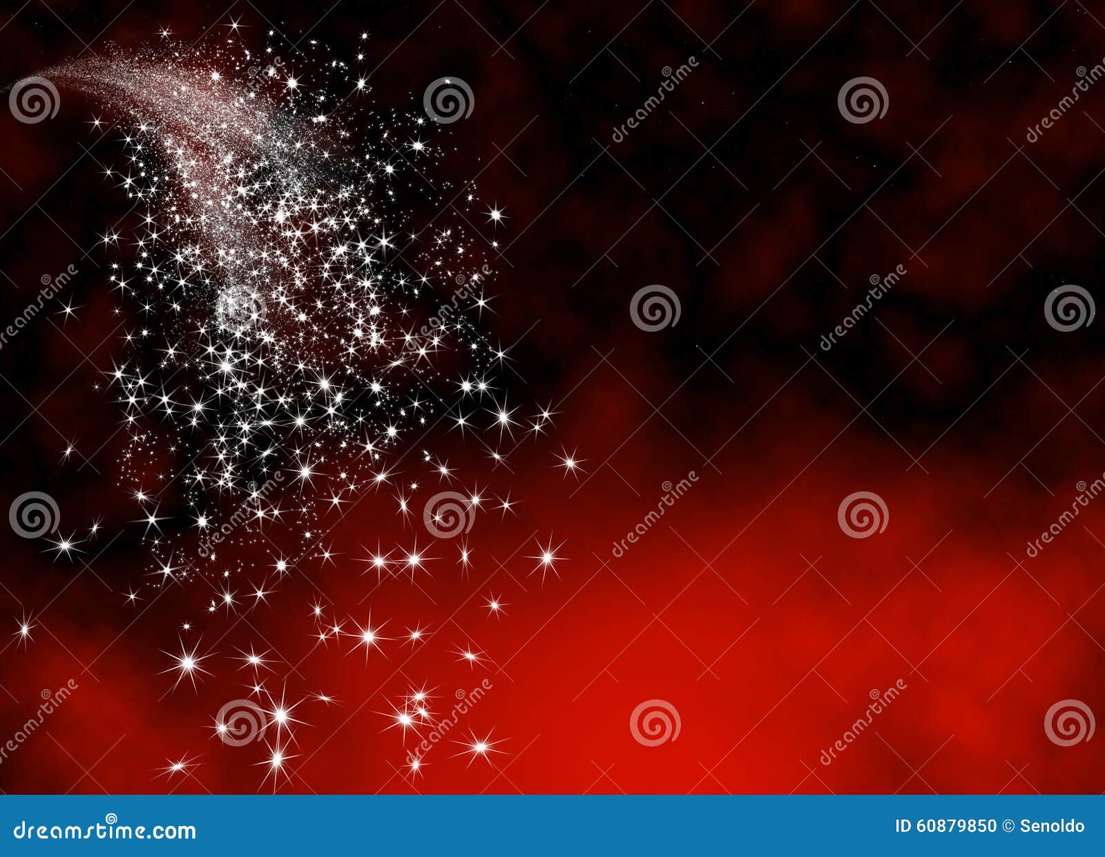 abstract bright and glittering falling star tail template