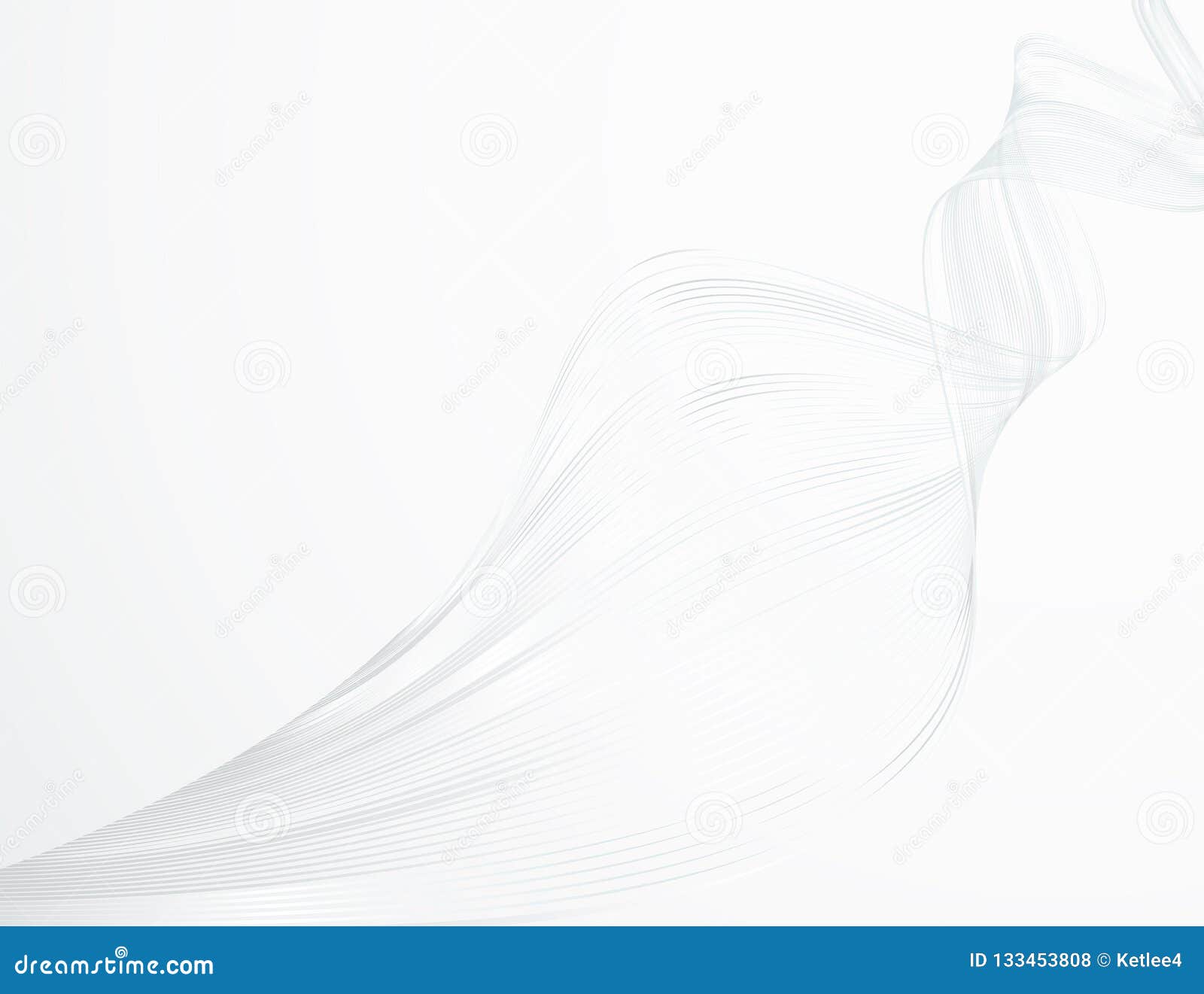 abstract bright wavy lines on a white light background futuristic technology   the pattern of the wave line
