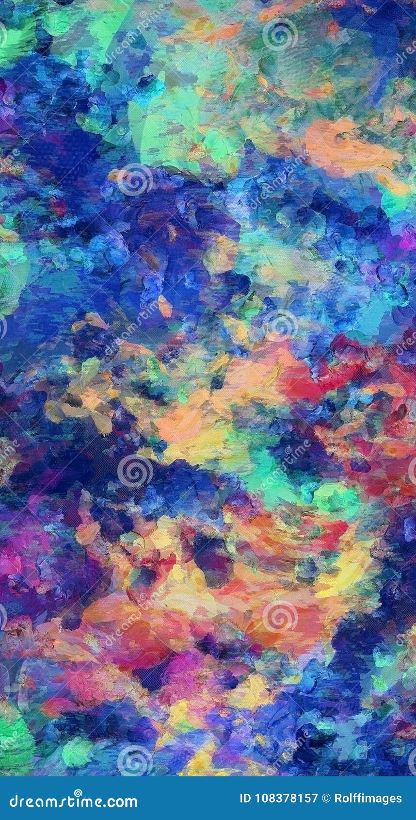 Abstract Brush Strokes stock illustration. Illustration of colorful