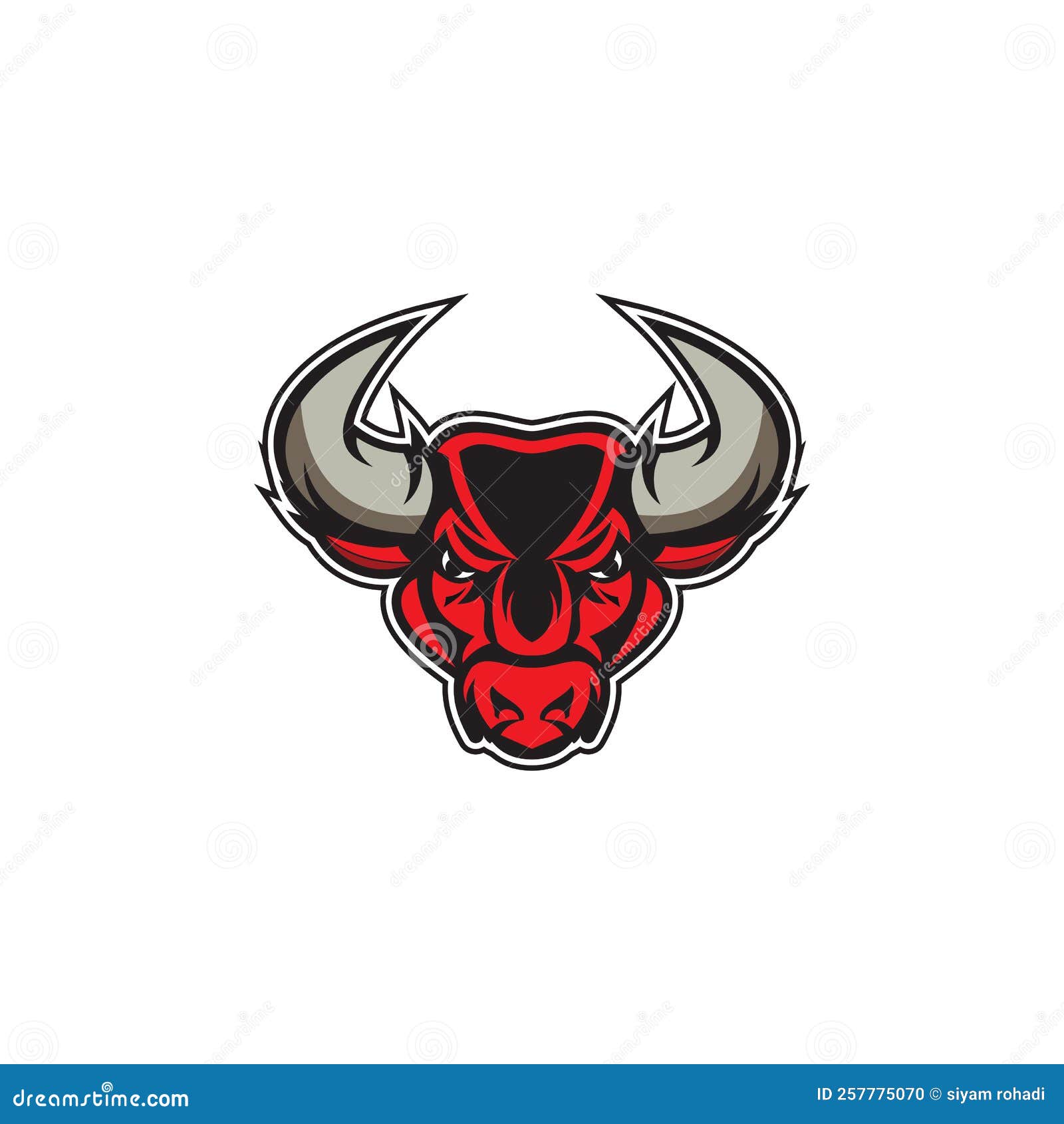 Abstract Bull Logo Vector Illustrations Design Icon Logo Stock Vector