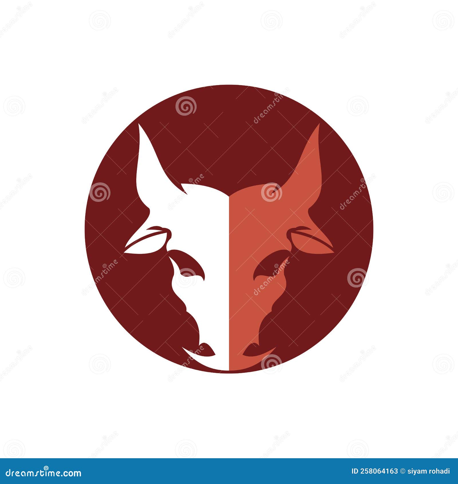 Abstract Bull Logo Vector Illustrations Design Icon Logo Stock Vector