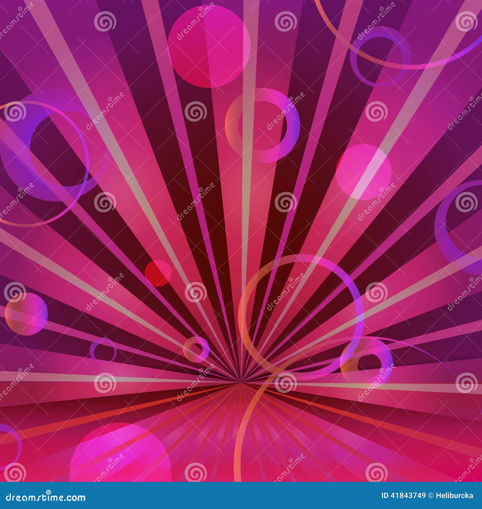 Abstract Burgundy Background With Circles And Stock Vector