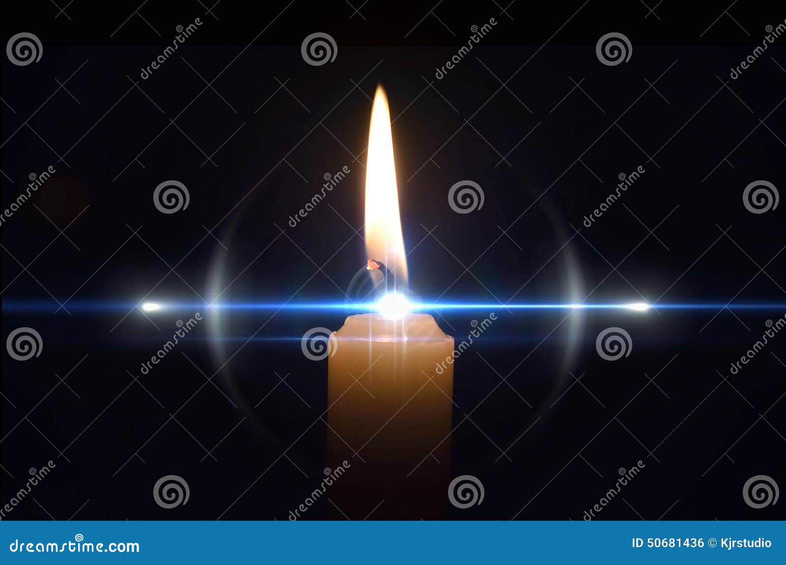 Abstract Candle Flame with Blue Highlight Stock Photo Image of mood
