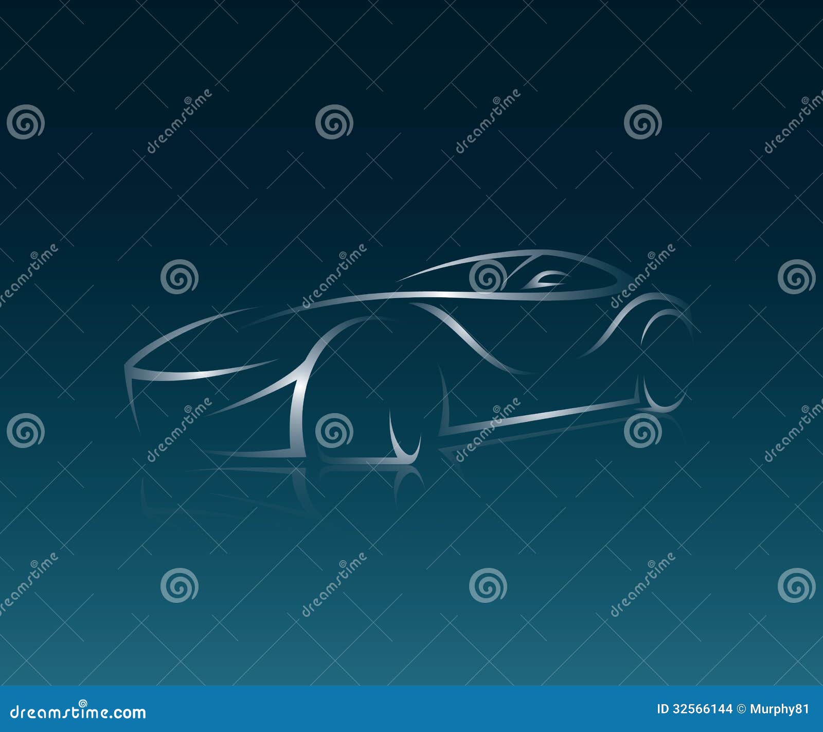 Abstract car illustration stock vector. Illustration of advertising ...