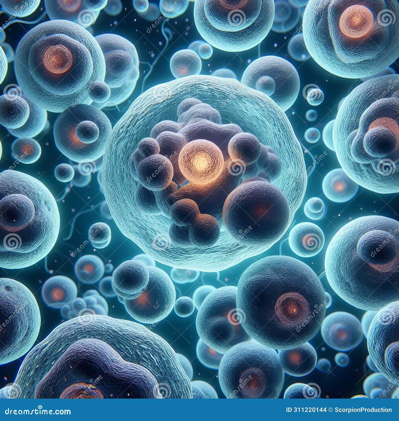 Mitosis Structure Isolated On White Background Stock Photo ...