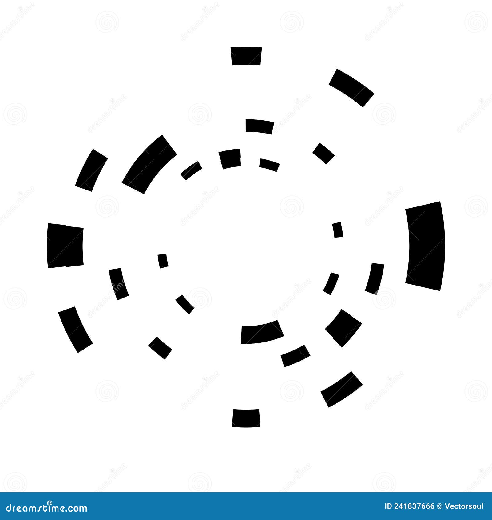 Abstract Circle Graphic. Geometric Circle, Ring Design Element Stock