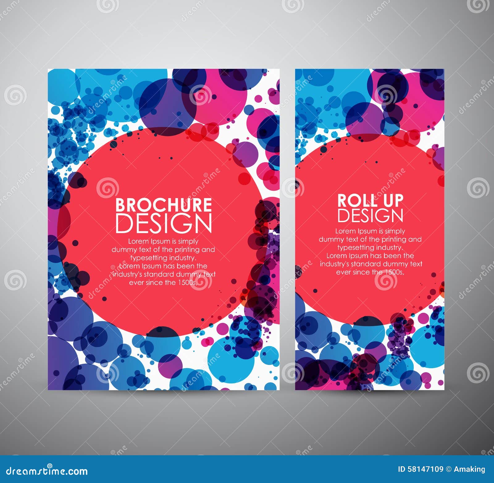 Brochure Template Circles Stock Illustrations 20,474 Brochure
