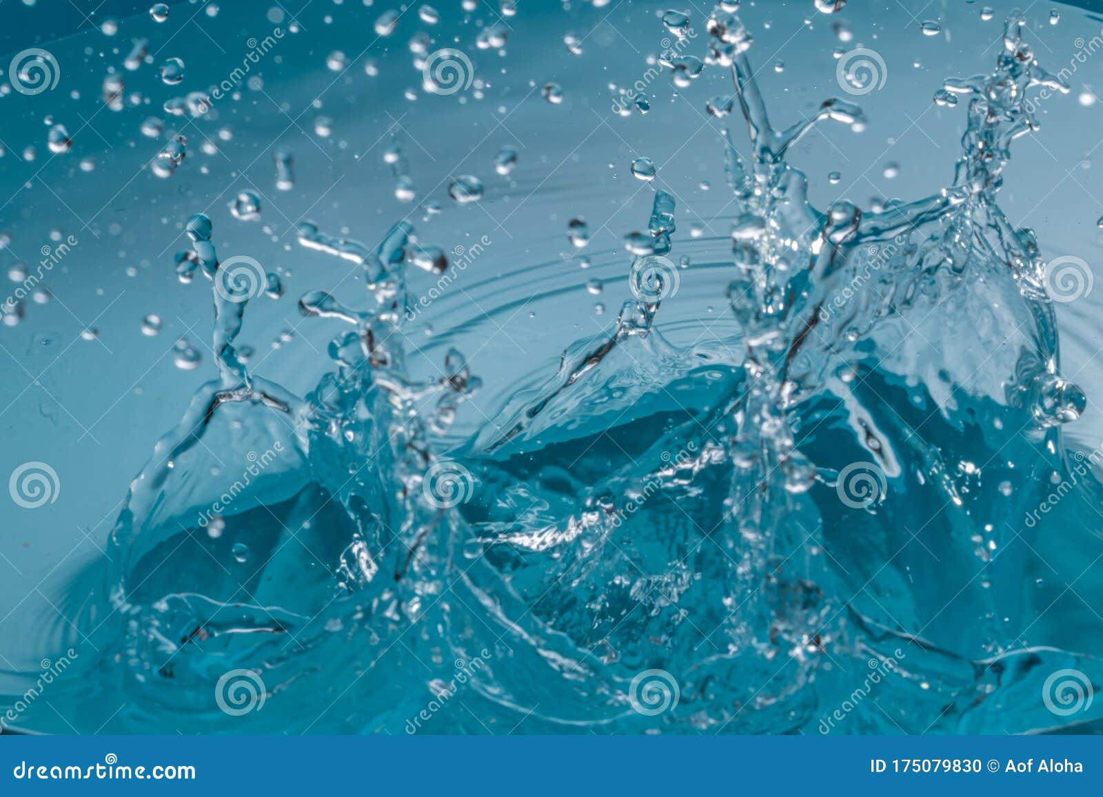 Drop of Water on Blue Splash Wallpaper. Stock Photo - Image of droplet, flowing: 175079830 Drop of Water on Blue Splash Wallpaper. Stock Photo - Image of droplet, flowing: 175079830