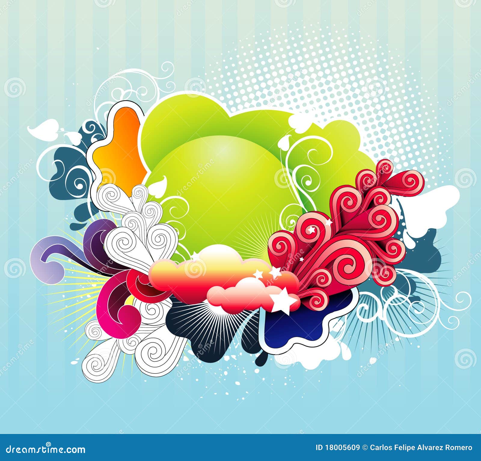 Abstract color fantasy stock vector. Illustration of fantasy - 18005609