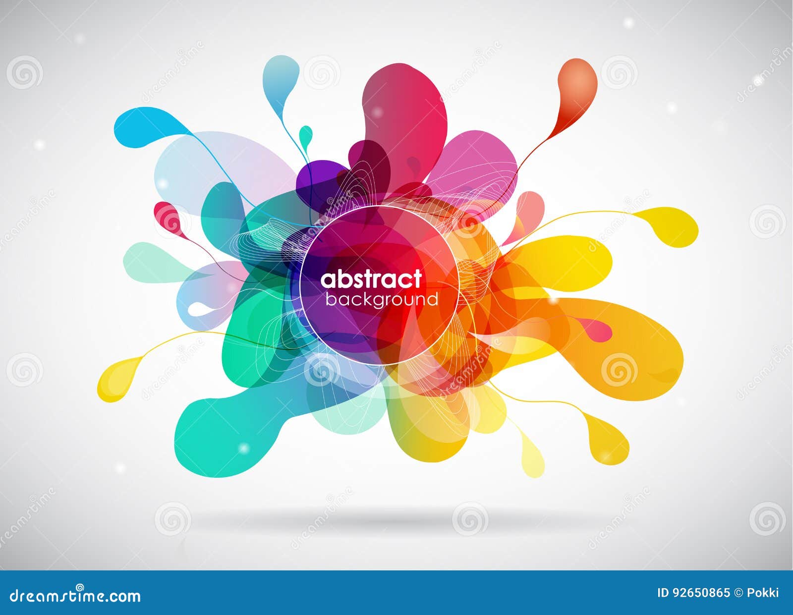 abstract color splash background