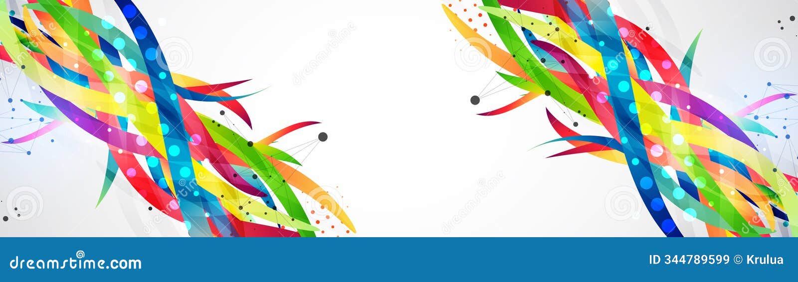 abstract colored background on a gray gradient. curves painted in bright colors, arbitrarily mixed with each other.