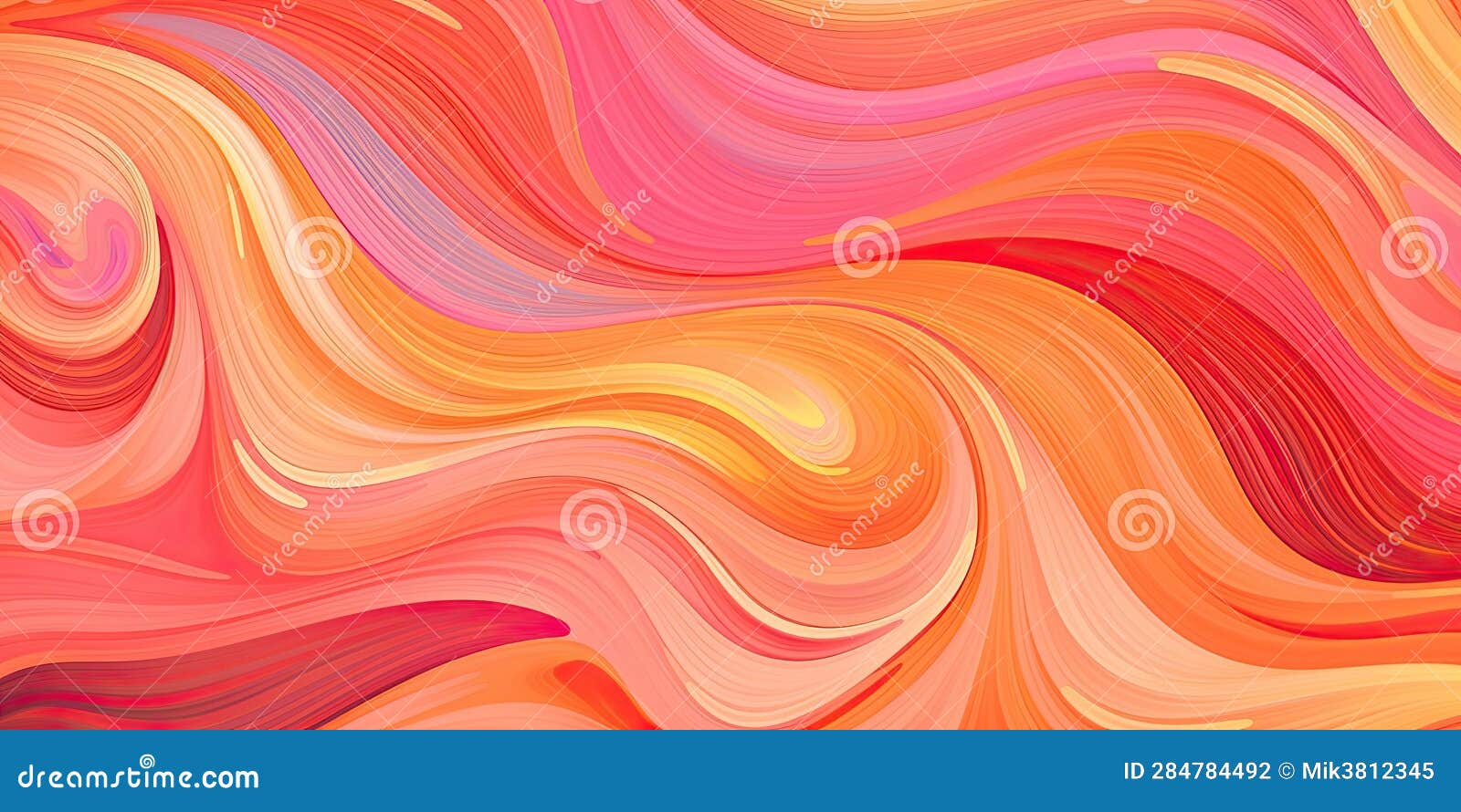 Abstract and Colorful Art for Wallpaper. Stock Illustration