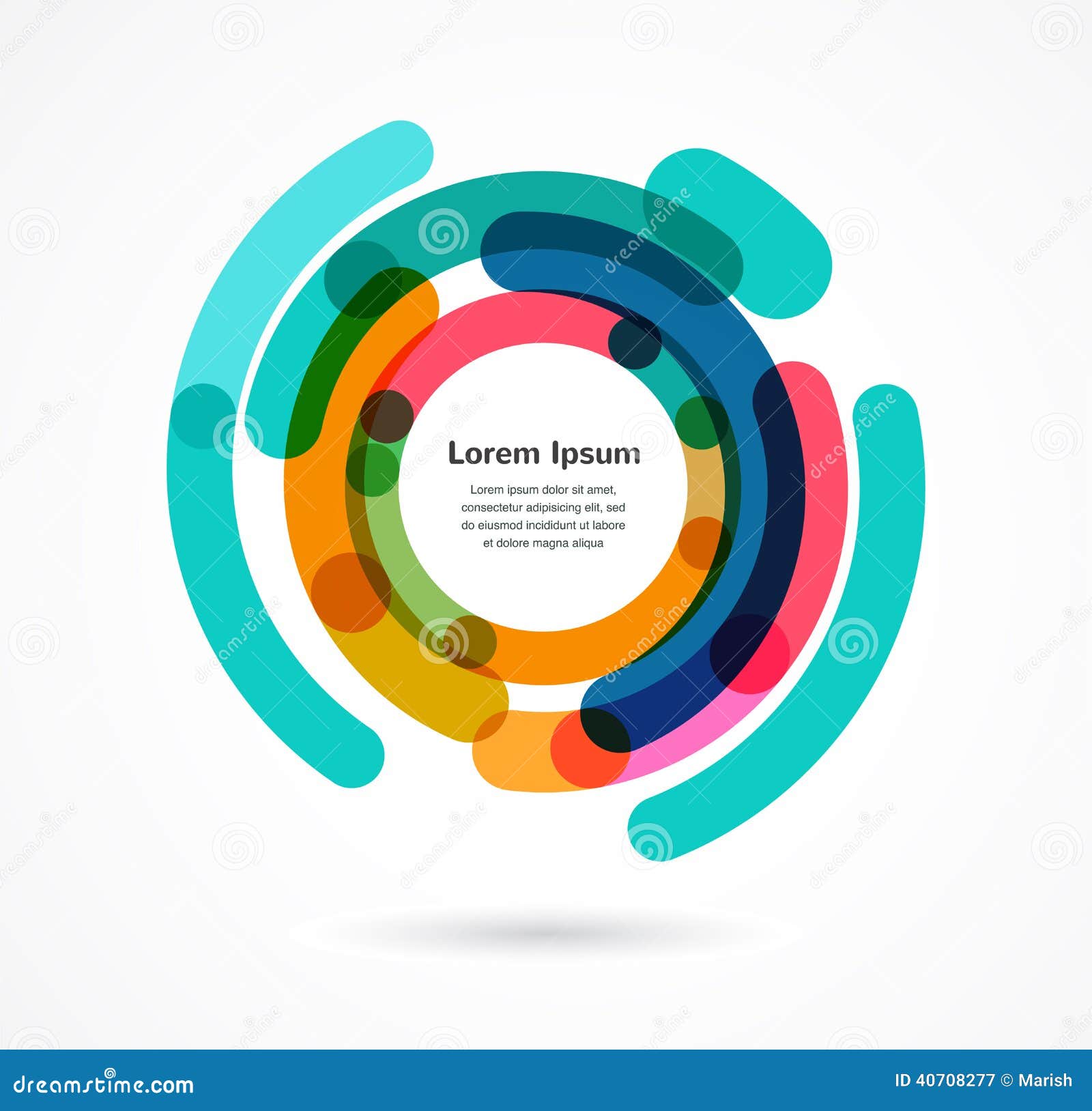 abstract colorful background infographic