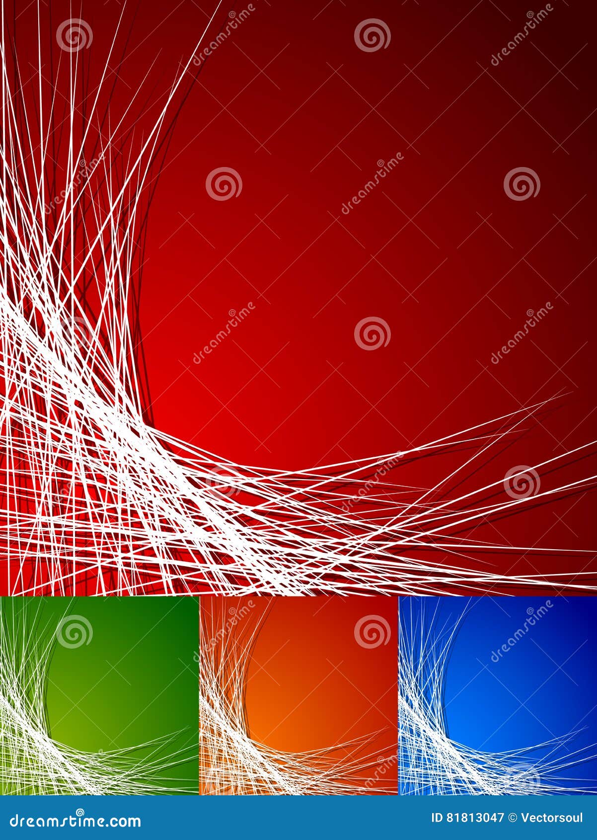 Red and white blank abstract background Royalty Free Vector