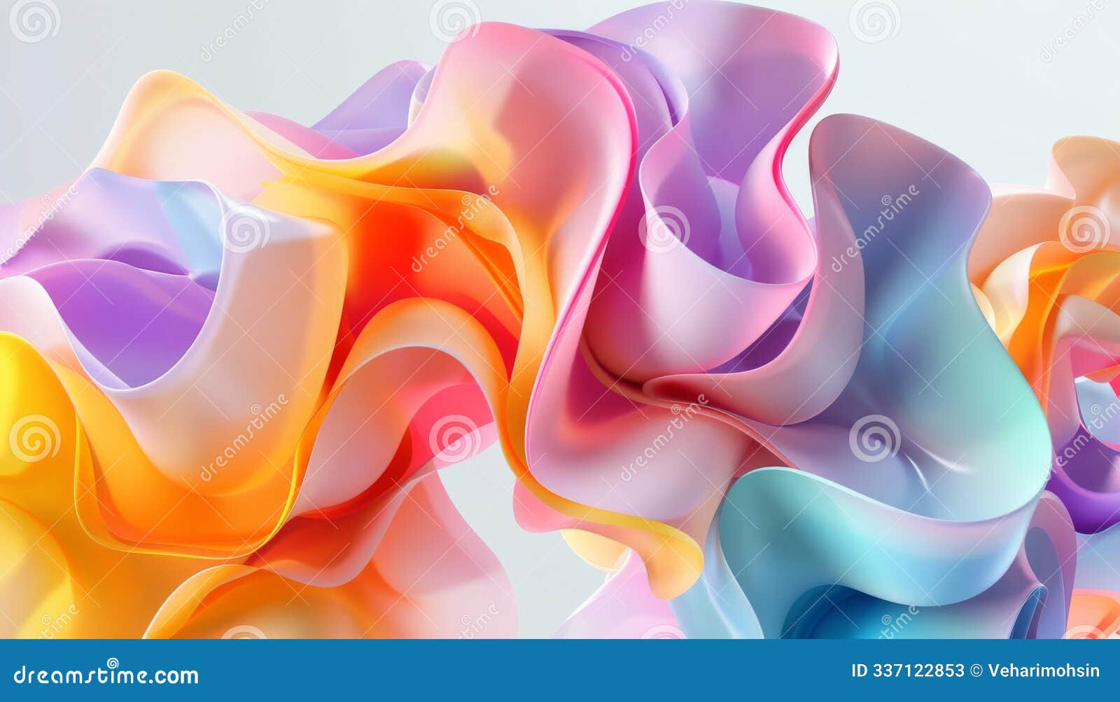 abstract colorful 3d , cinema 4d, ambient occlusion, render