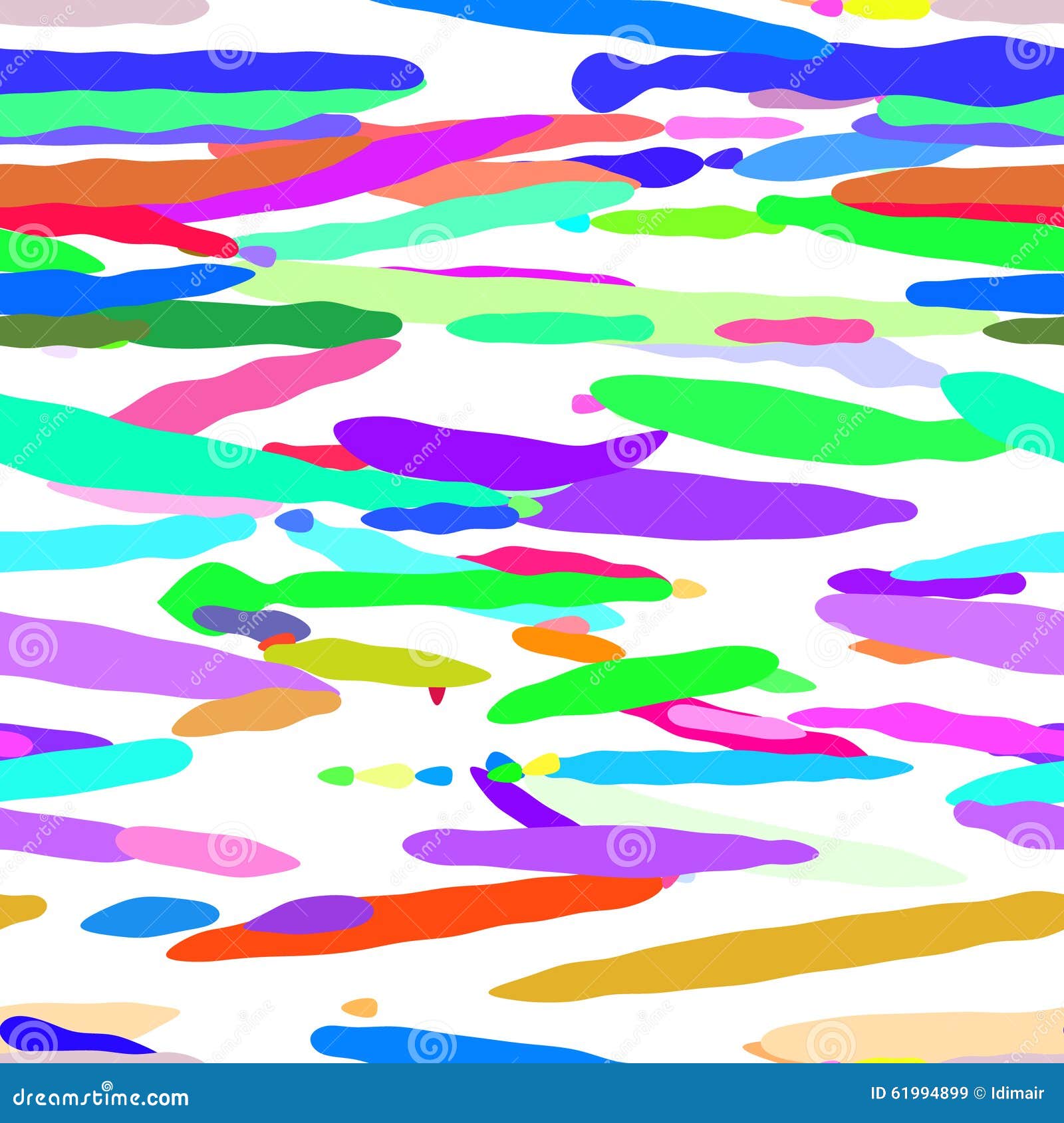abstract colorful drip seamless pattern. 
