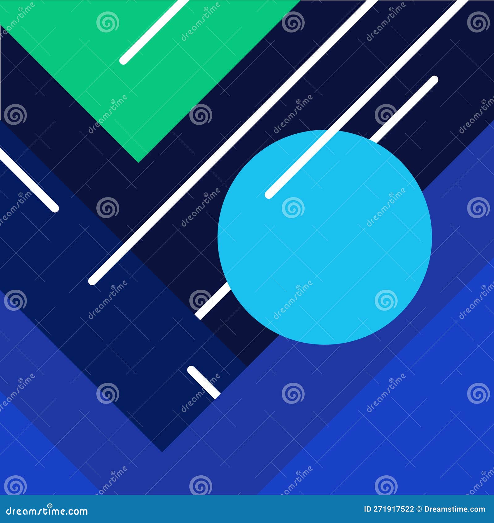 Abstract Colorful Geometric Background Illustration Stock Vector