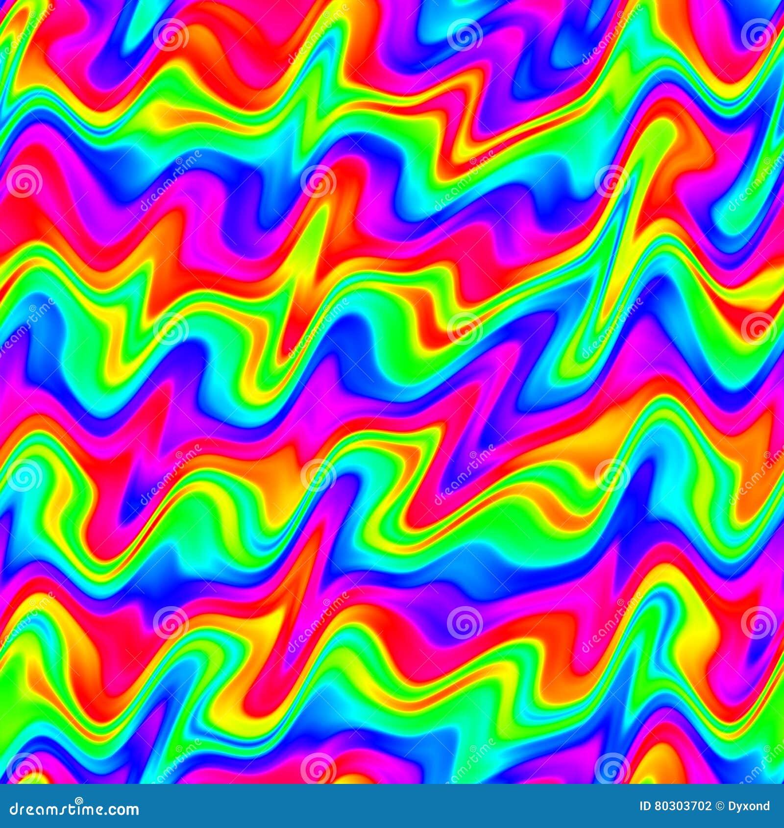 Abstract Colorful Pattern Rainbow Color Spectrum Multicolor Wavy